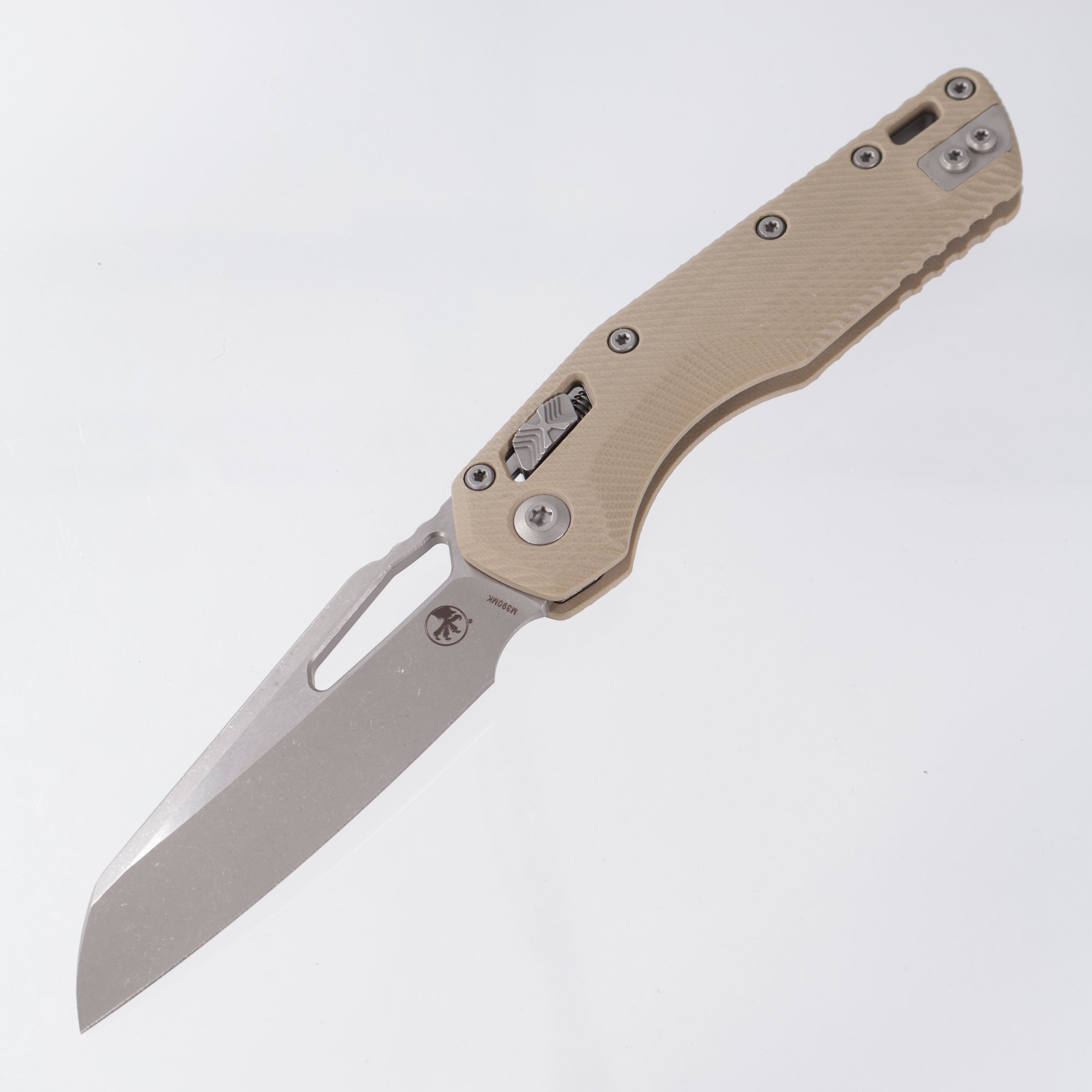Microtech MSI - Tan Fluted G-10 - Apocalyptic M390MK - 210-10 APFLGTTA