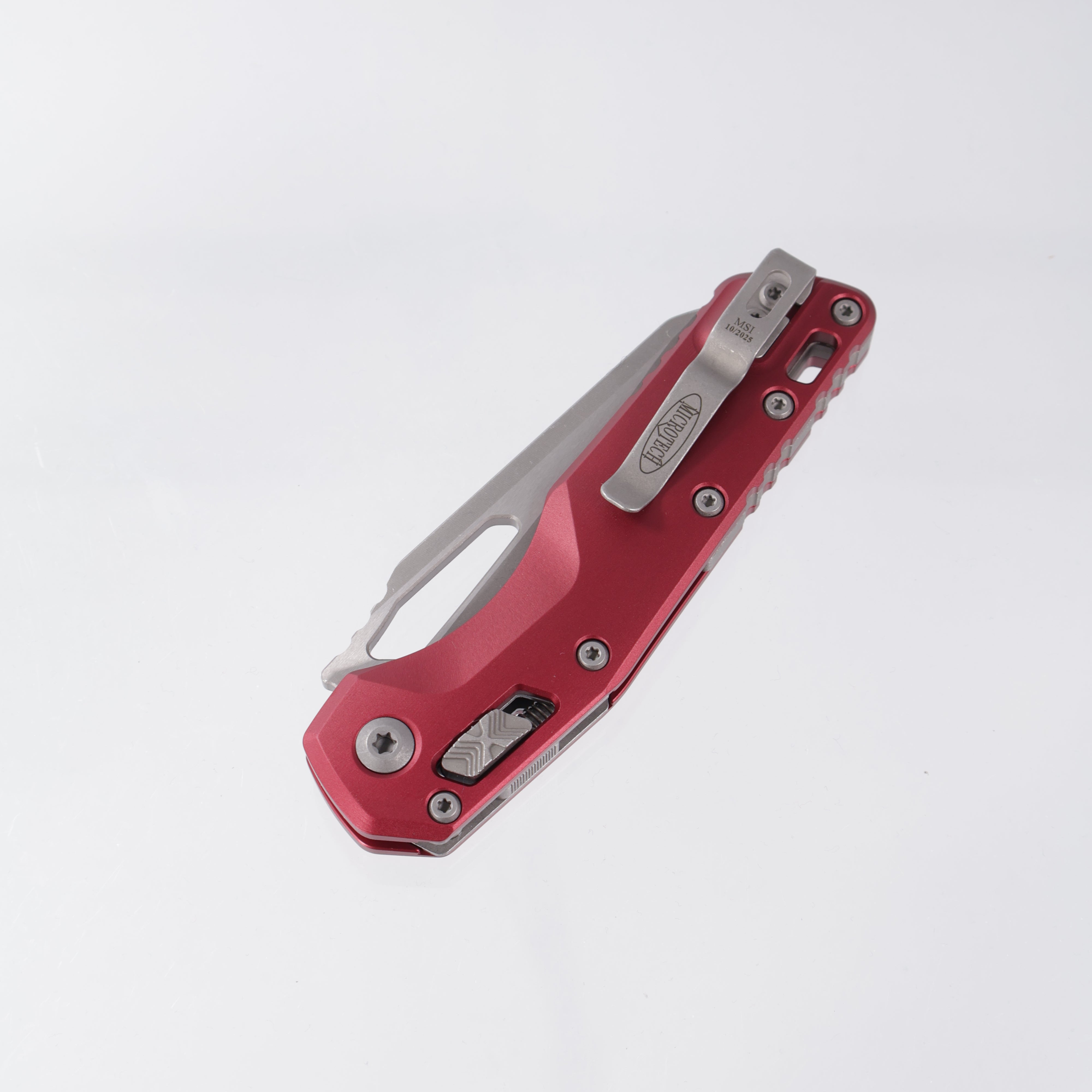 Microtech MSI - Merlot Smooth Aluminum - Apocalyptic M390MK - 210-10 APMR