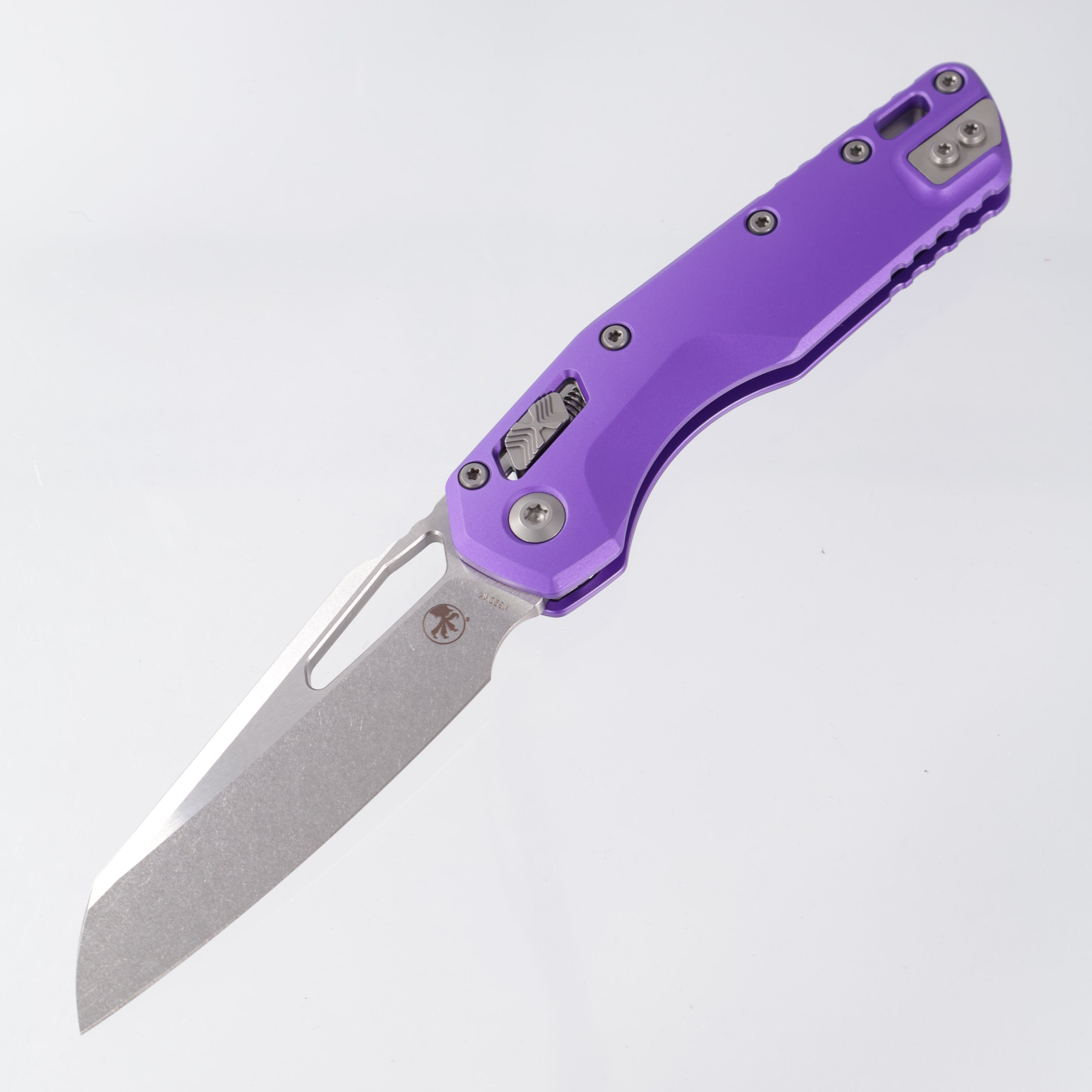 Microtech MSI - Purple Smooth Aluminum - Stonewash M390MK - 210-10 PU