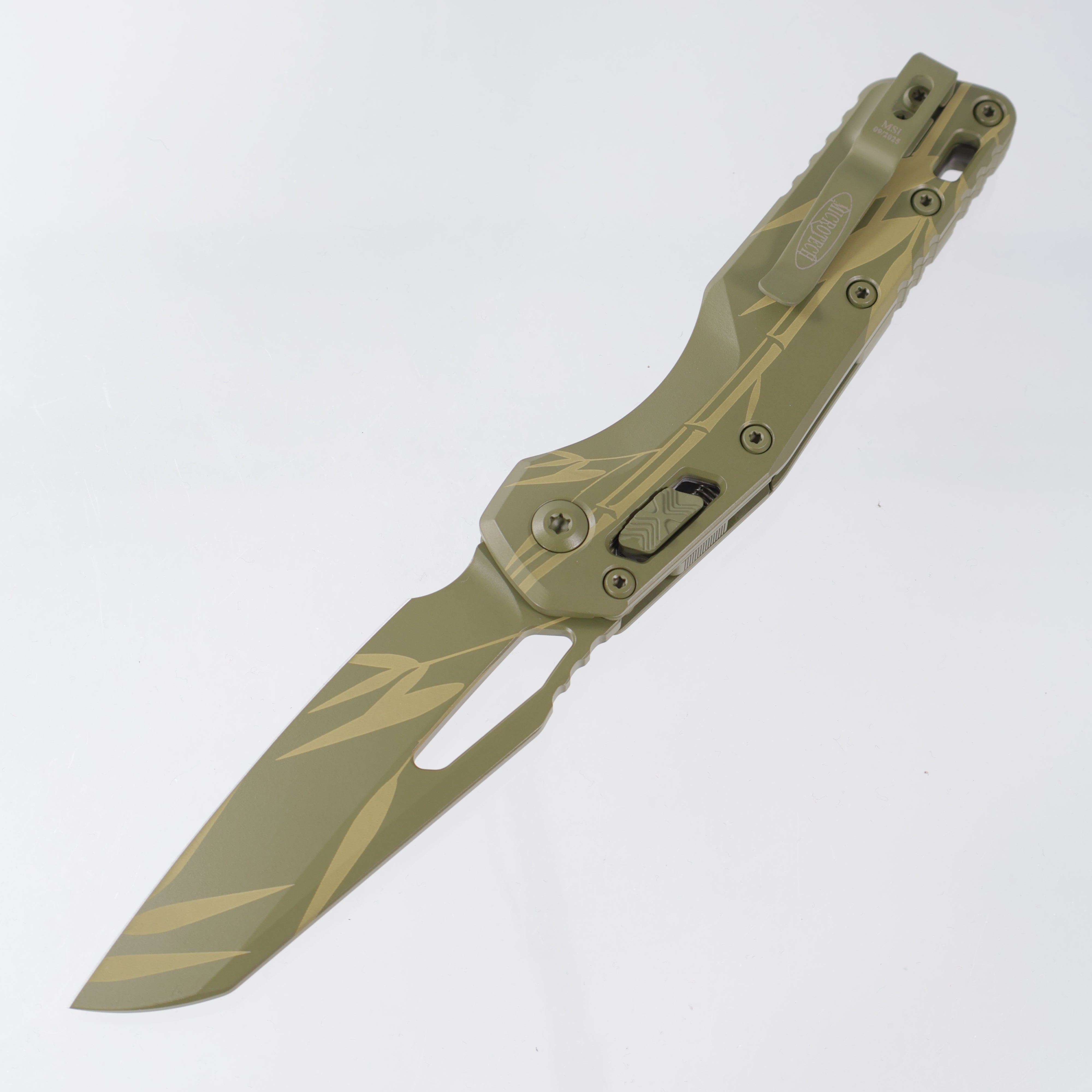 Microtech MSI - Cerakote Bamboo Aluminum - M390MK - 210-1 CAM