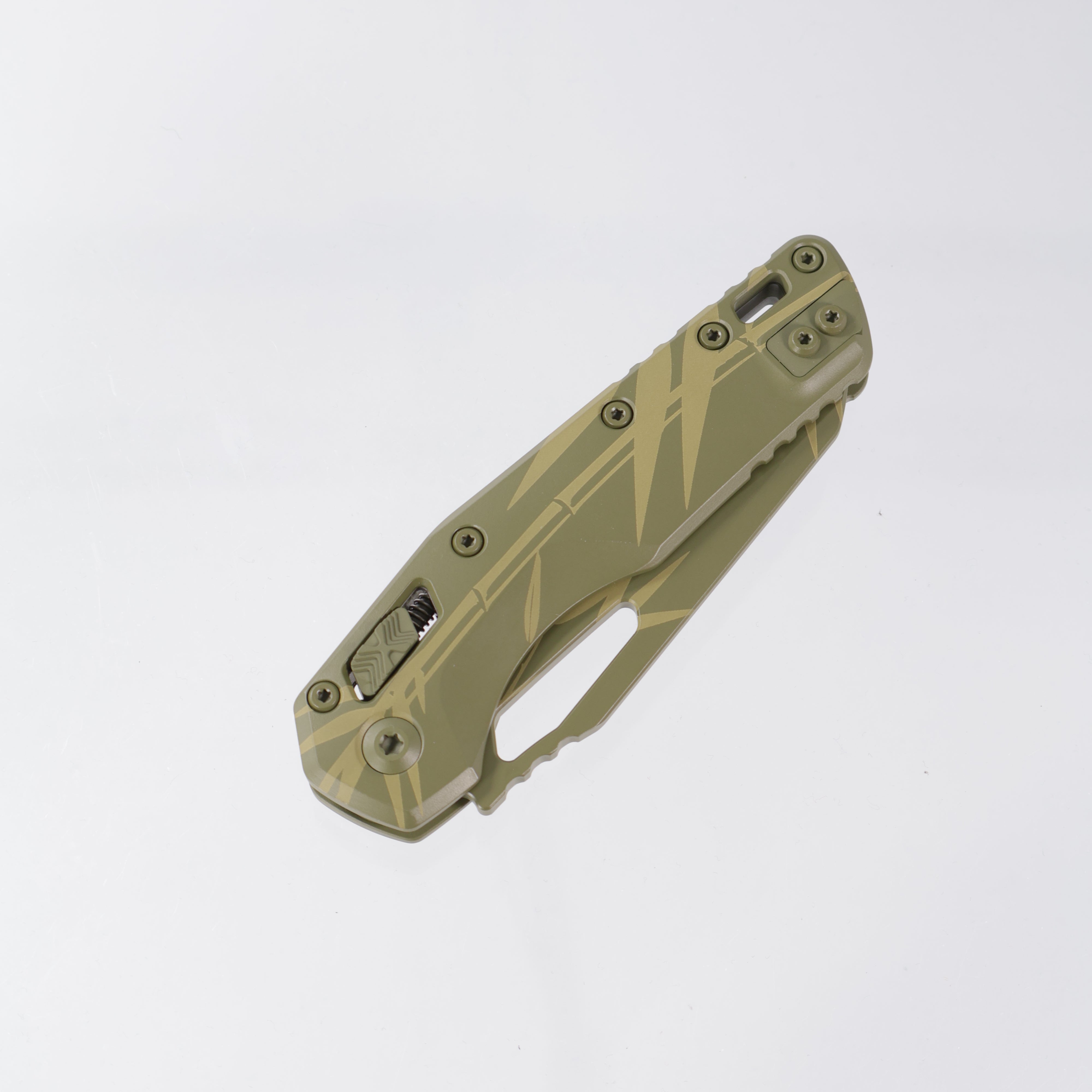 Microtech MSI - Cerakote Bamboo Aluminum - M390MK - 210-1 CAM