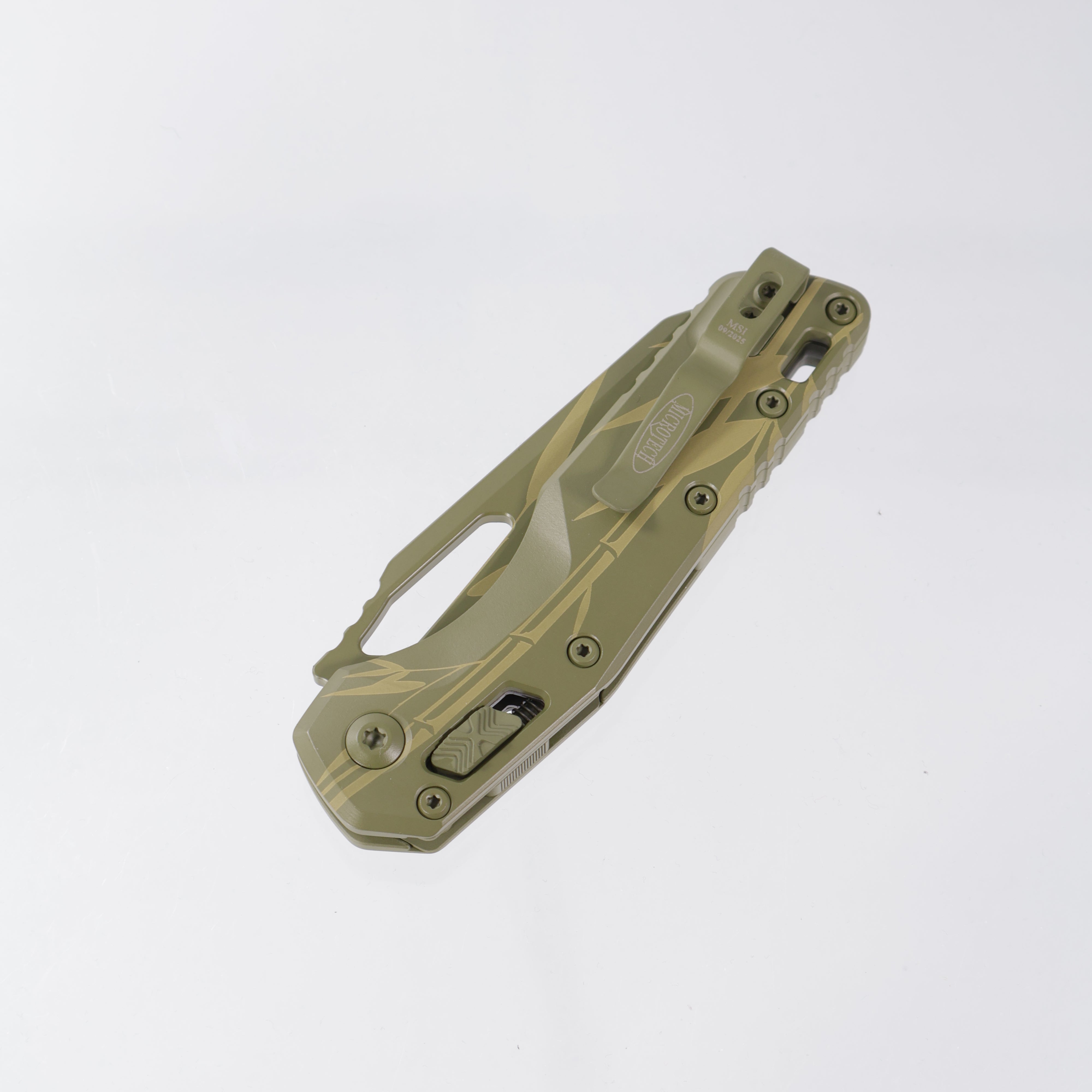 Microtech MSI - Cerakote Bamboo Aluminum - M390MK - 210-1 CAM