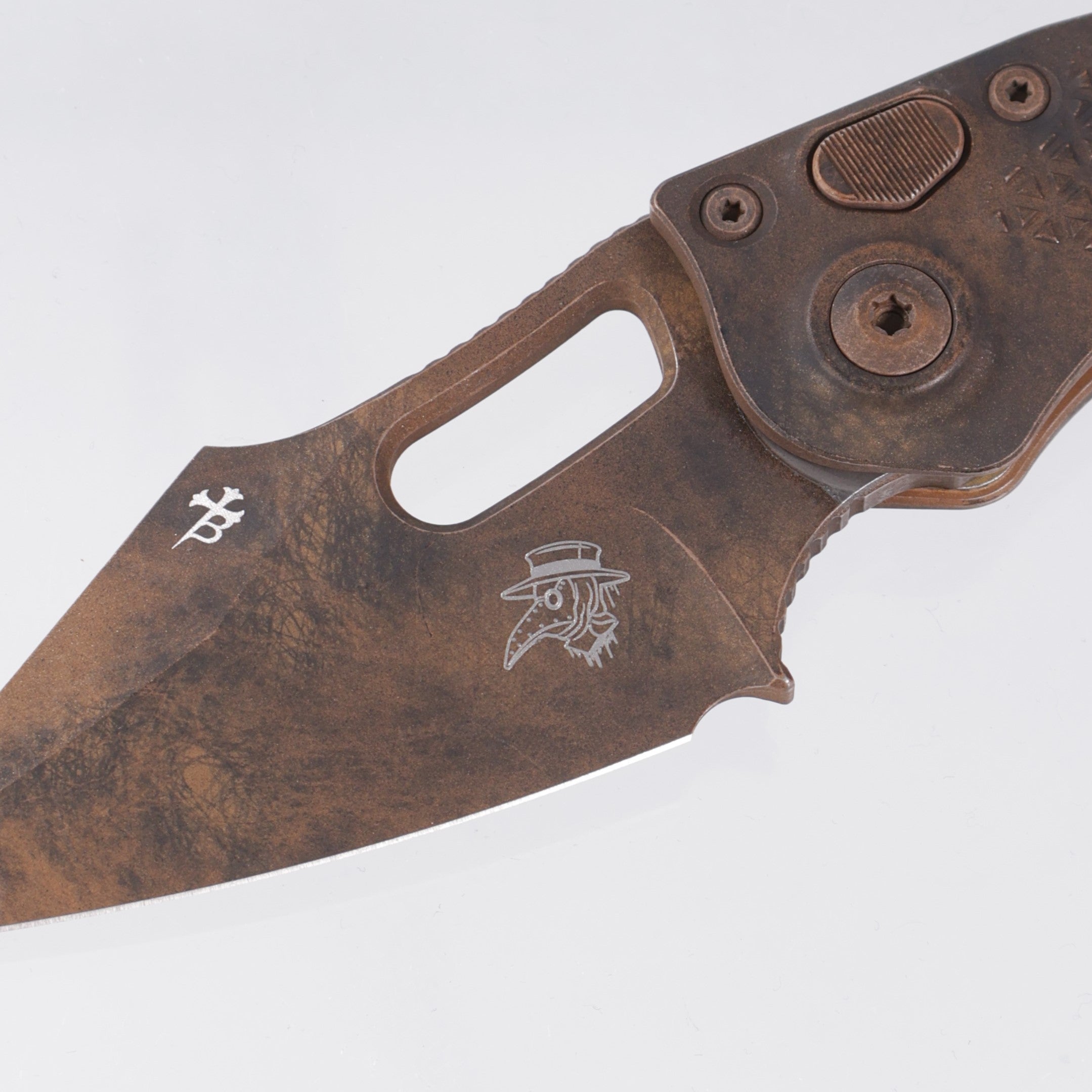 Microtech Stitch Auto - Plague Outbreak - M390MK - 169-1 PLOBS