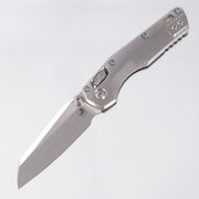 Microtech Marfione Select MSI Mini - Stonewash Slab Side Titanium w/ Bronze Titanium Accent & Double Vapor Blast Stainless Hardware - Stonewash M390MK - 210M-10MS2