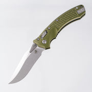 Microtech Amphibian Mini - OD Green Frag Aluminum - Stonewash M390MK - 137MRL-10 FROD