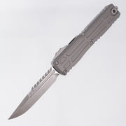 Microtech Ultratech EX ZBP Interceptor  - Natural Clear Aluminum - Apocalpytic M390MK - 1117EX-10 APNCS