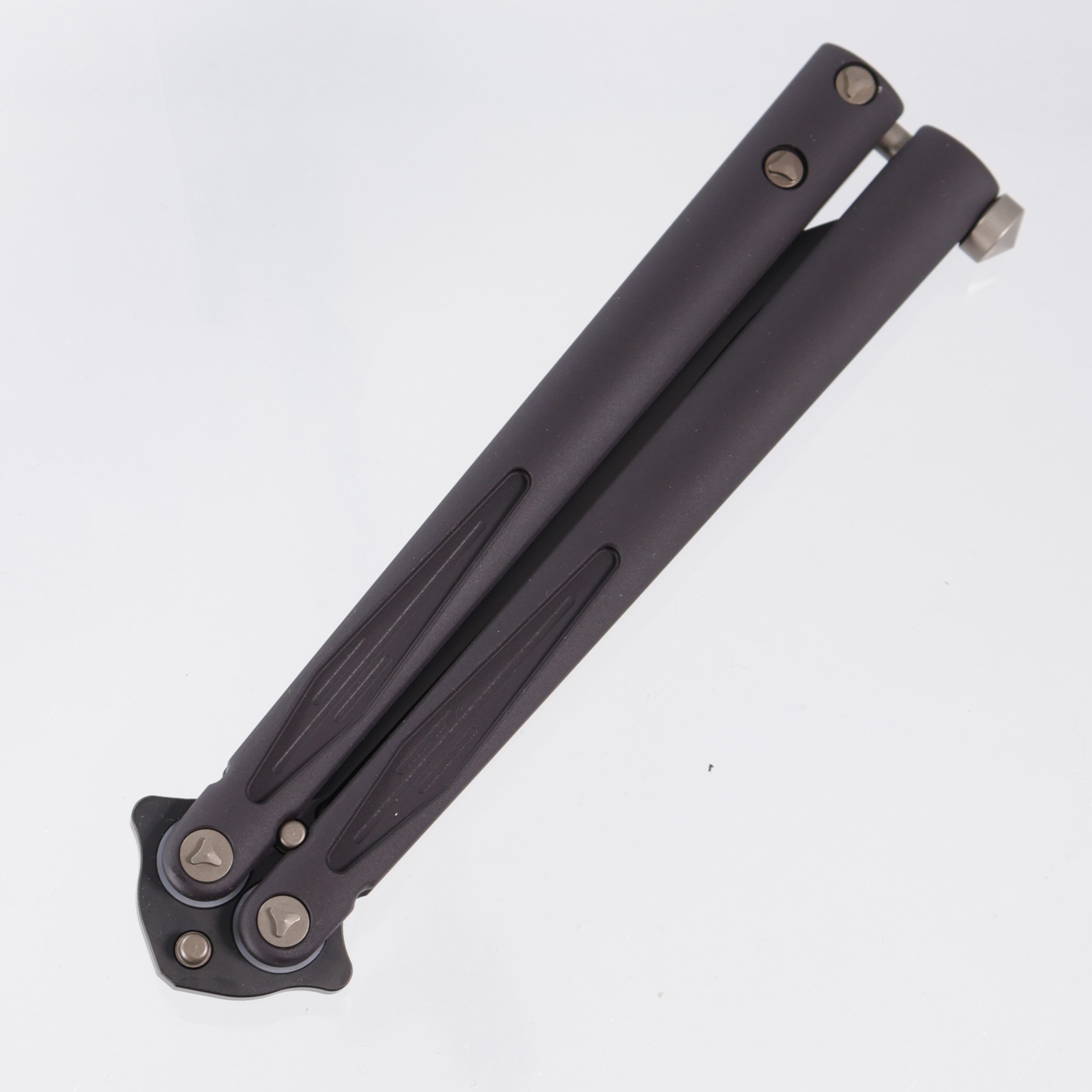Microtech Tachyon III - Black Aluminum w/ Bronze Hardware - DLC Elmax - 173-1 DLC *NO TOOL* - *NEW OLD STOCK*