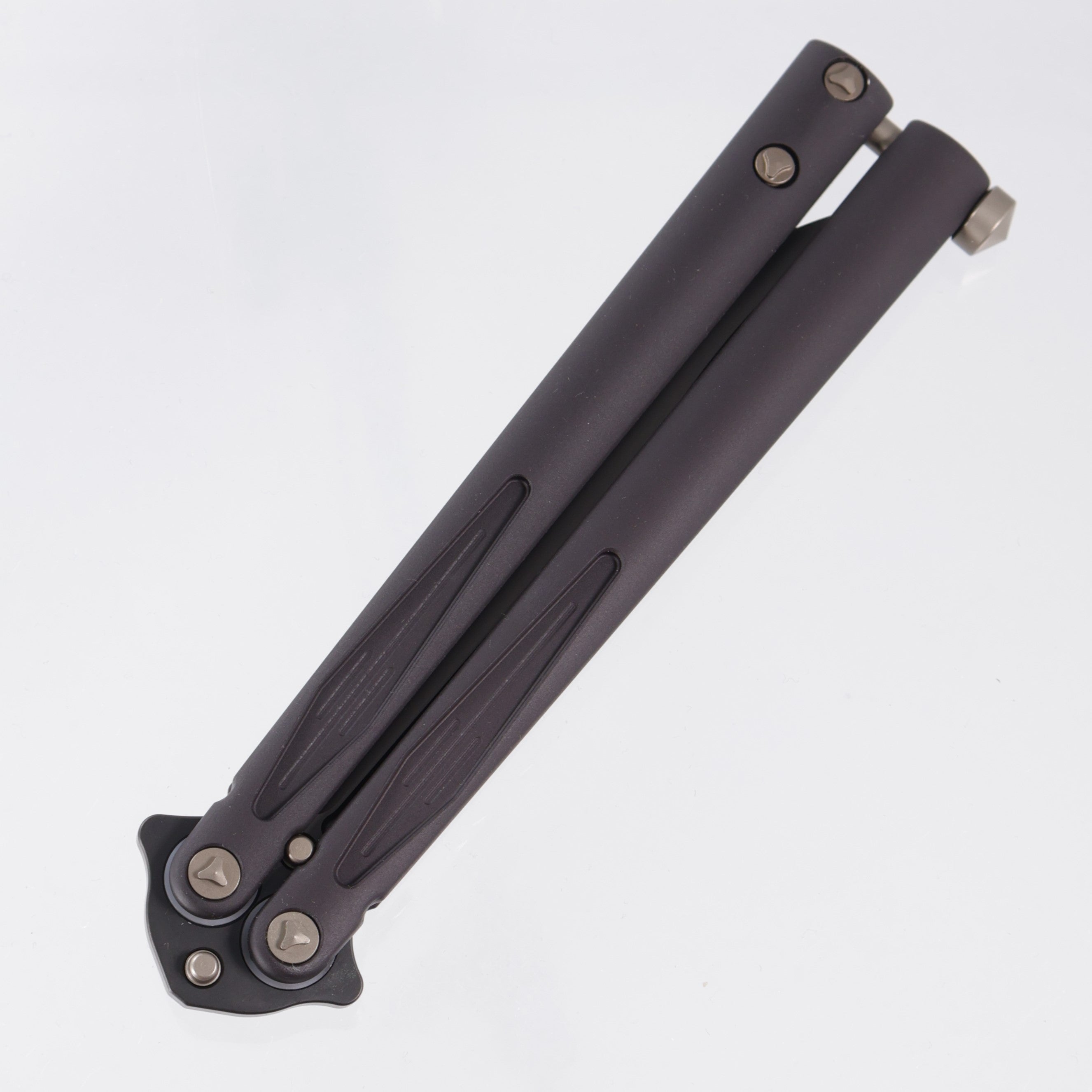 Microtech Tachyon III - Black Aluminum w/ Bronze Hardware - DLC Elmax - 173-1 DLC *BLEMISHED* - *NEW OLD STOCK*