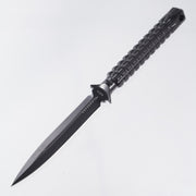 Microtech ADO Dagger - Black Standard - Plain Edge - 115-1 *PRE-OWNED*