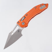 Microtech M-Stitch Ram-Lok - Orange Frag Aluminum - Apocalyptic M390MK - 169MRL-10 APFROR MStitch