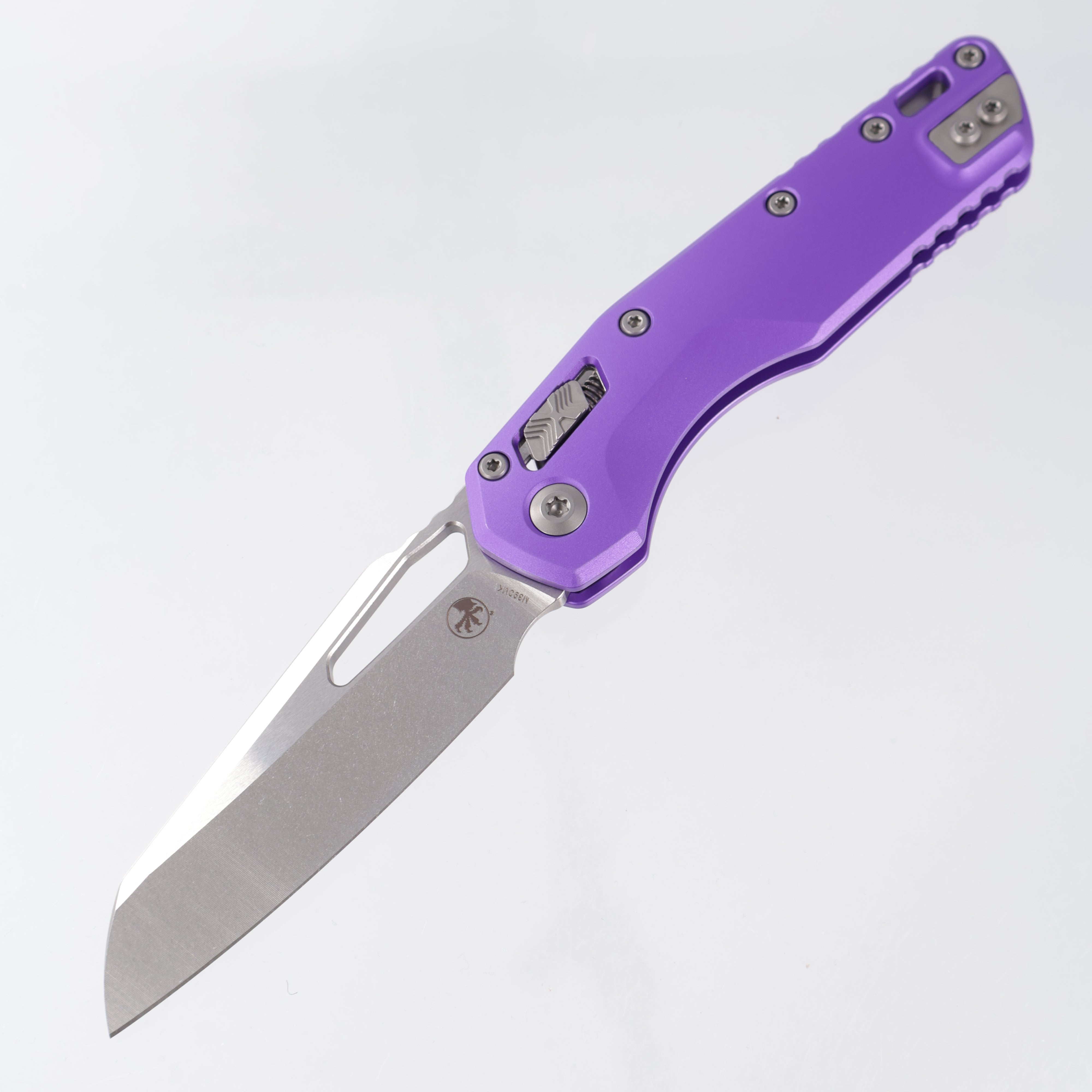 Microtech MSI - Purple Smooth Aluminum - Stonewash M390MK - 210-10 PU