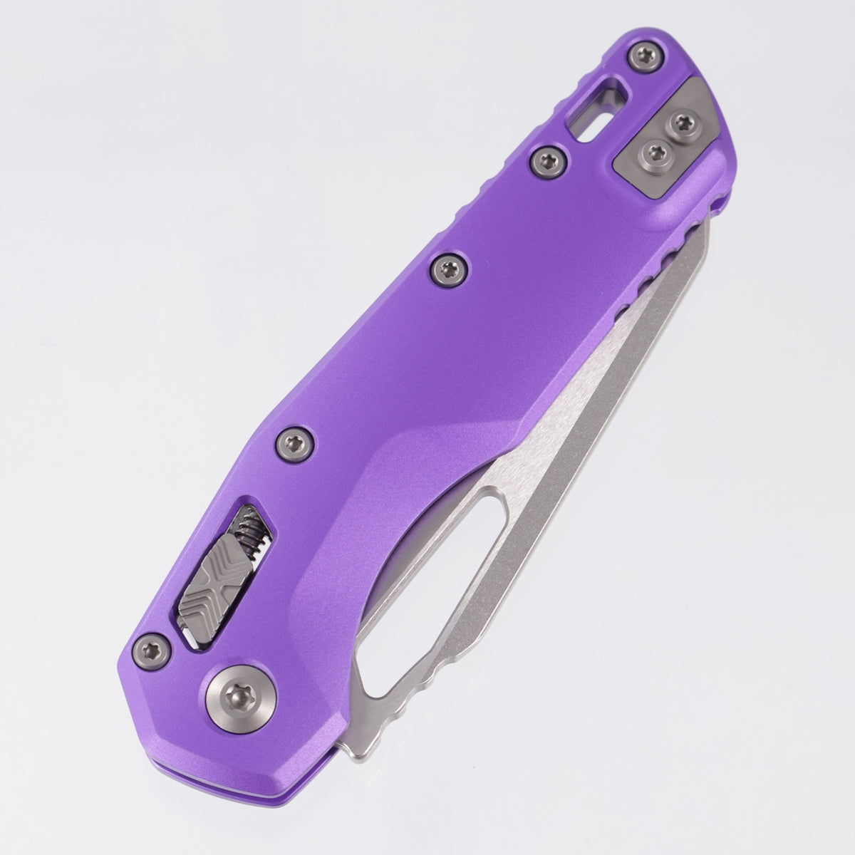Microtech MSI - Purple Smooth Aluminum - Stonewash M390MK - 210-10 PU