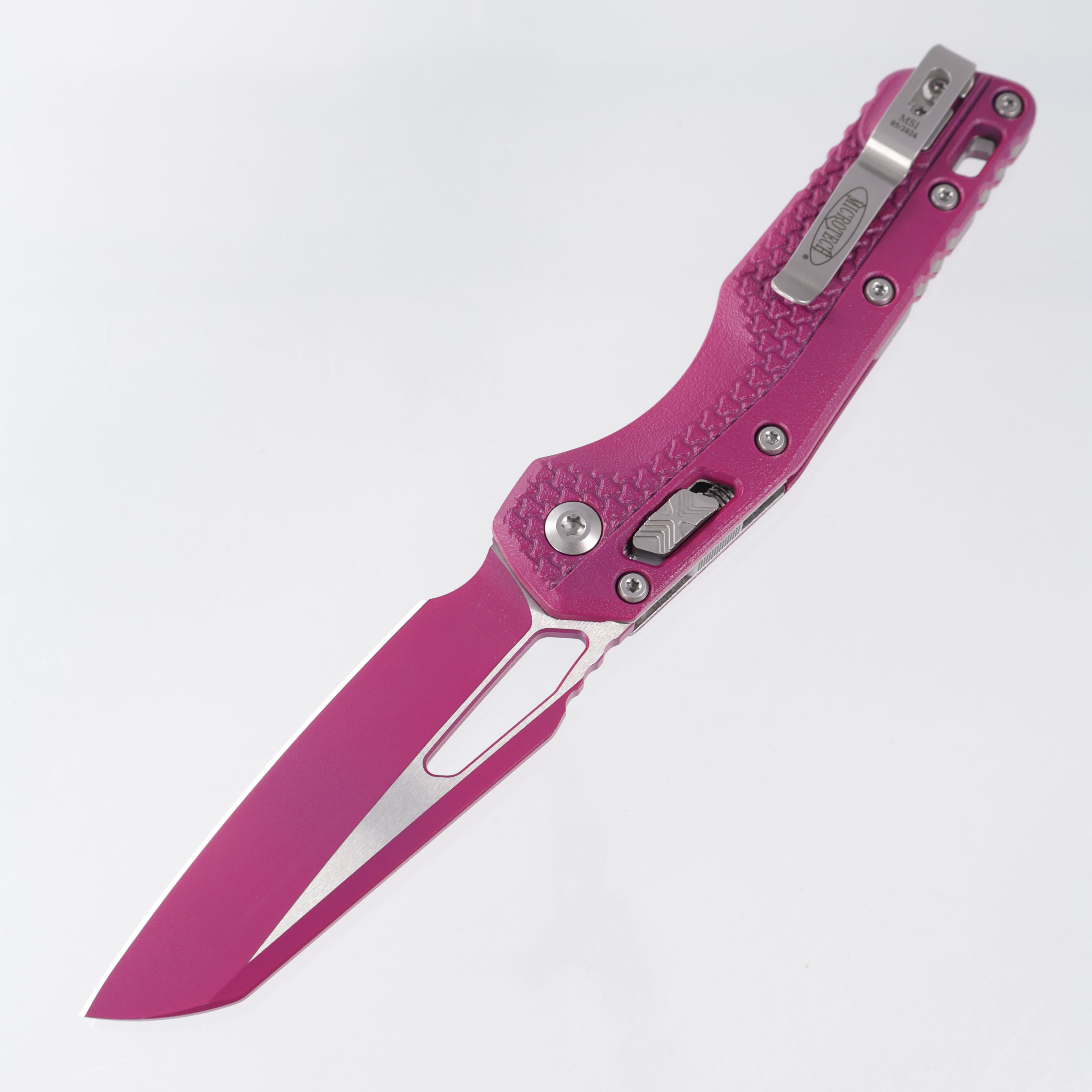 Microtech MSI - Sangria Polymer - 2-Tone Sangria M390MK - 210T-1 PMCSR