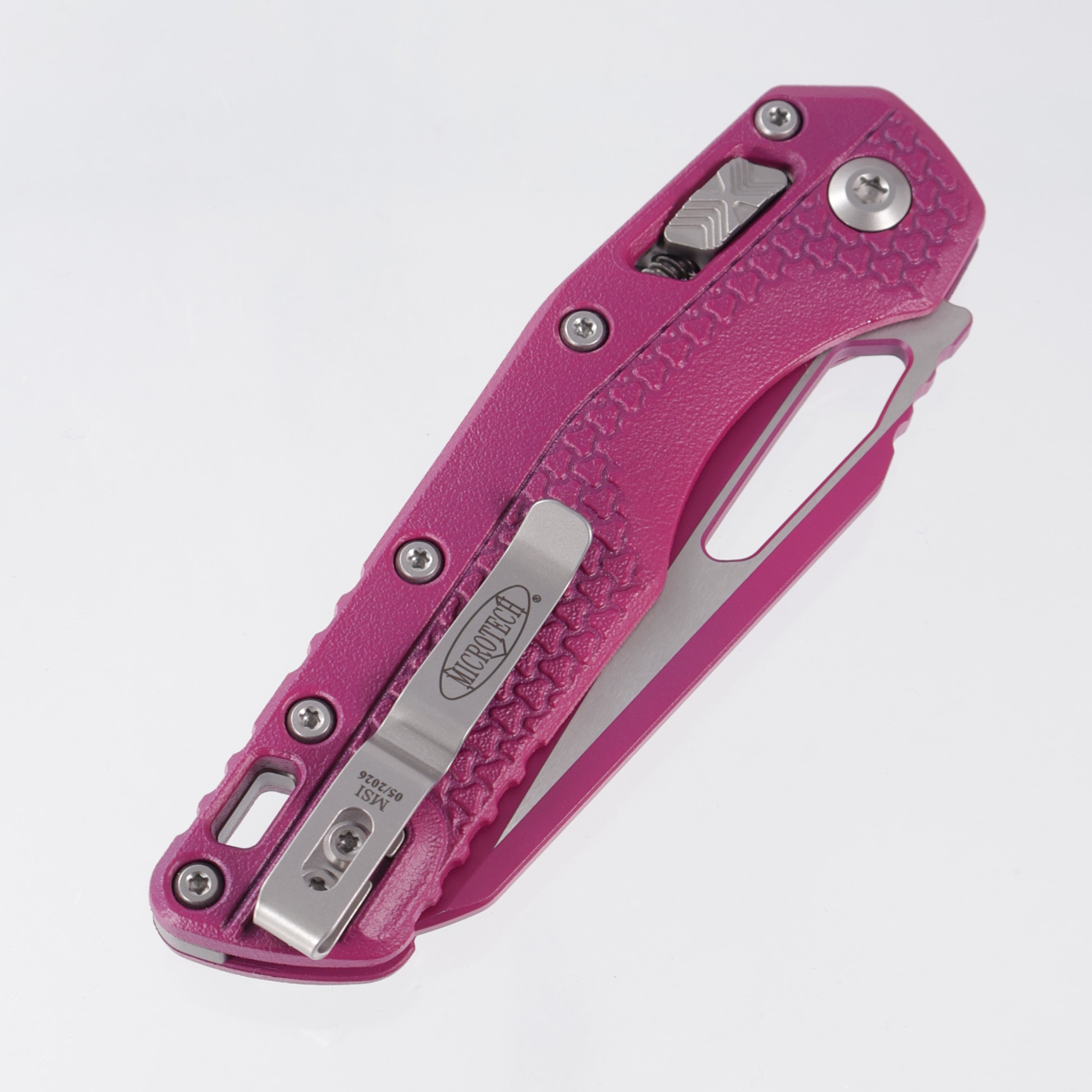 Microtech MSI - Sangria Polymer - 2-Tone Sangria M390MK - 210T-1 PMCSR