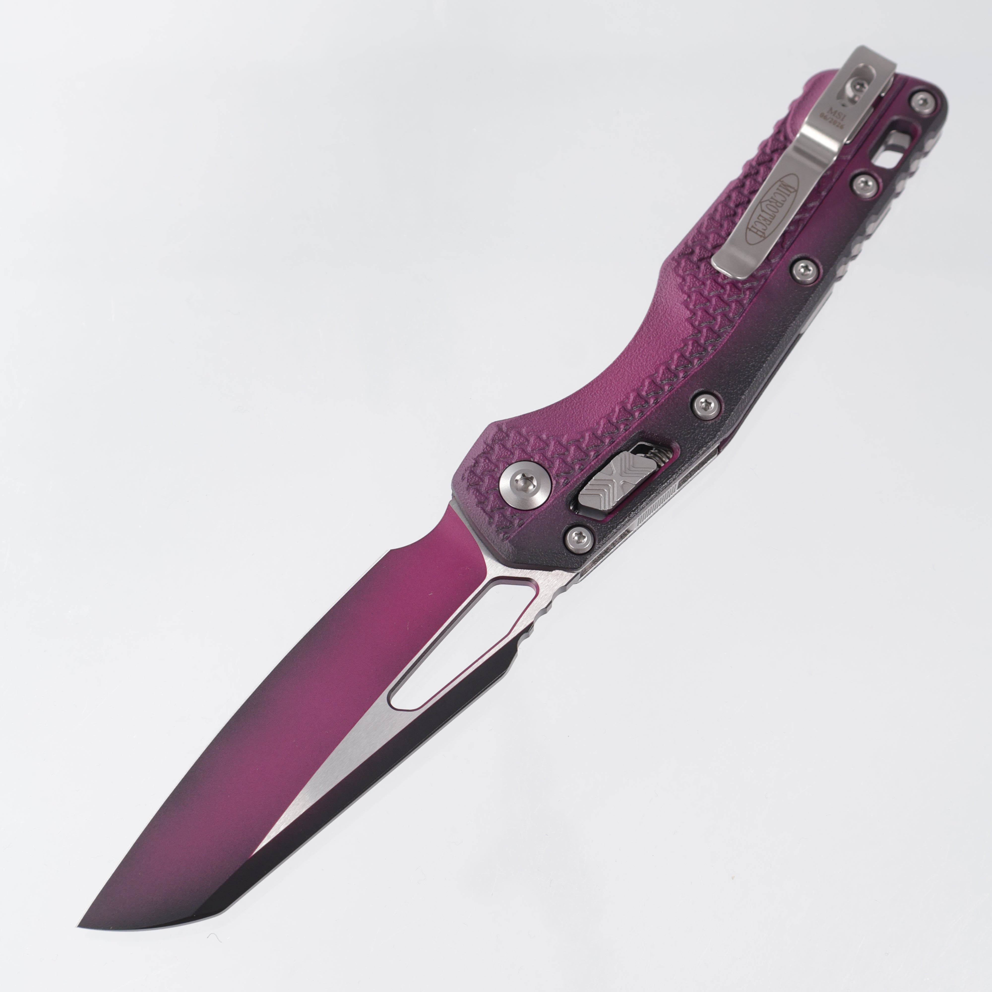Microtech MSI - Faded Sangria Polymer - 2-Tone Faded Sangria M390MK - 210T-1 PMCSR
