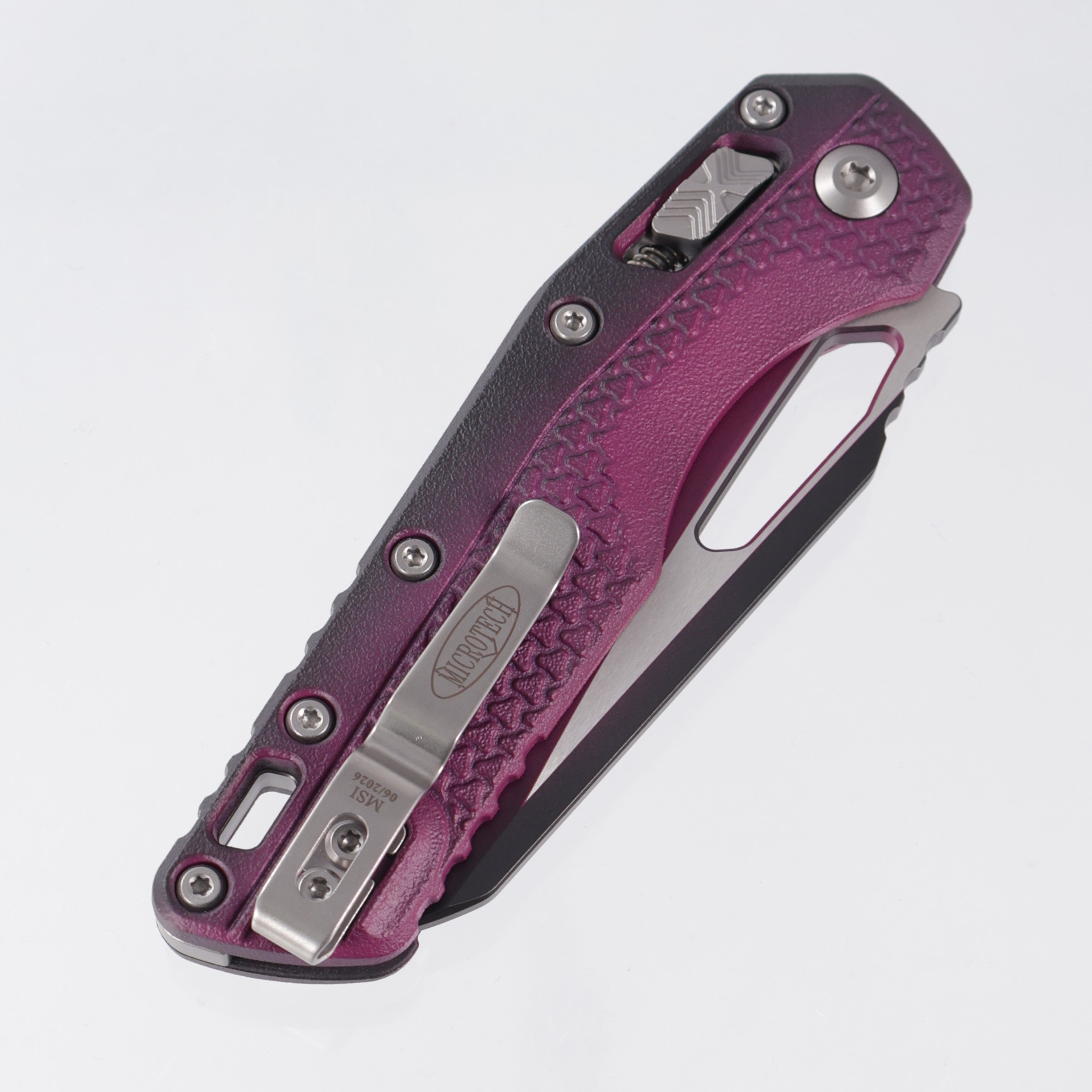 Microtech MSI - Faded Sangria Polymer - 2-Tone Faded Sangria M390MK - 210T-1 PMCSR
