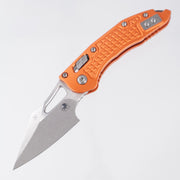 Microtech Stitch Mini Ram-Lok - Orange Frag Aluminum - Stonewash M390MK - 169MRL-10 FROR