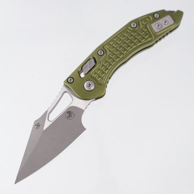 Microtech Stitch Mini Ram-Lok - OD Green Frag Aluminum - Apocalyptic M390MK - 169MRL-10 APFROD