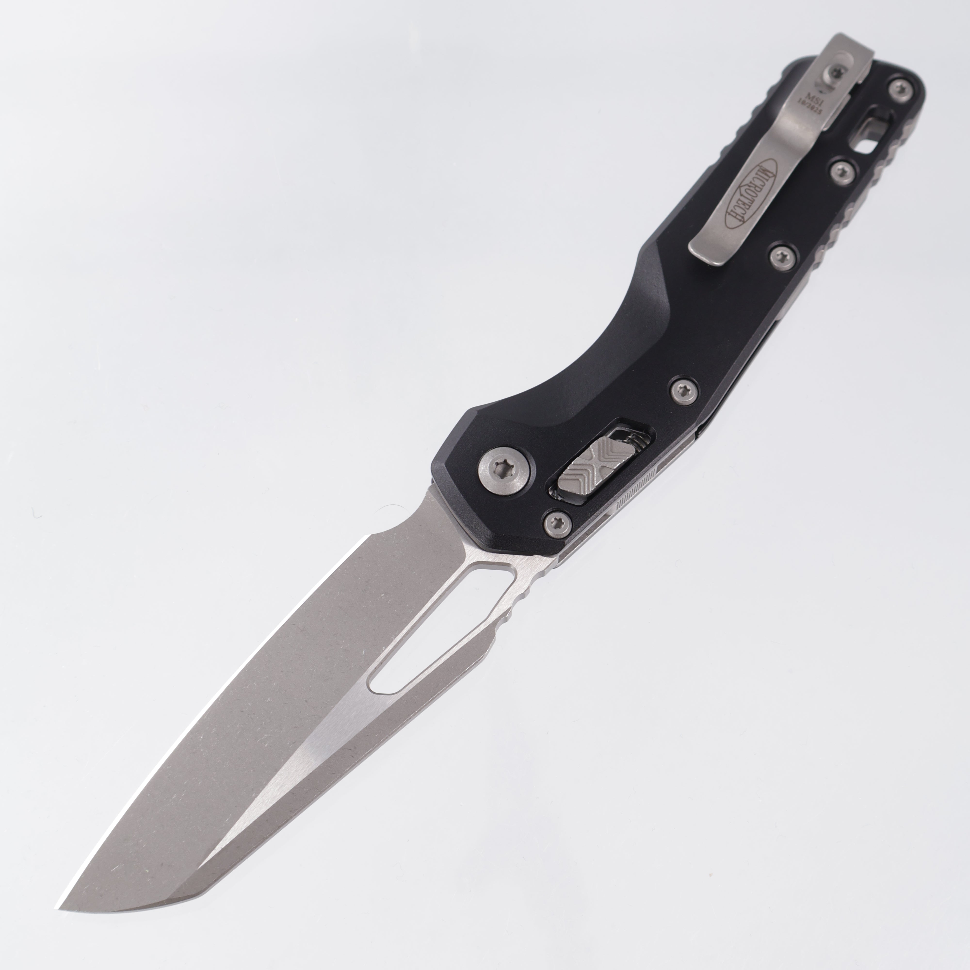 Microtech MSI - Black Smooth Aluminum - Apocalyptic M390MK - 210-10 AP