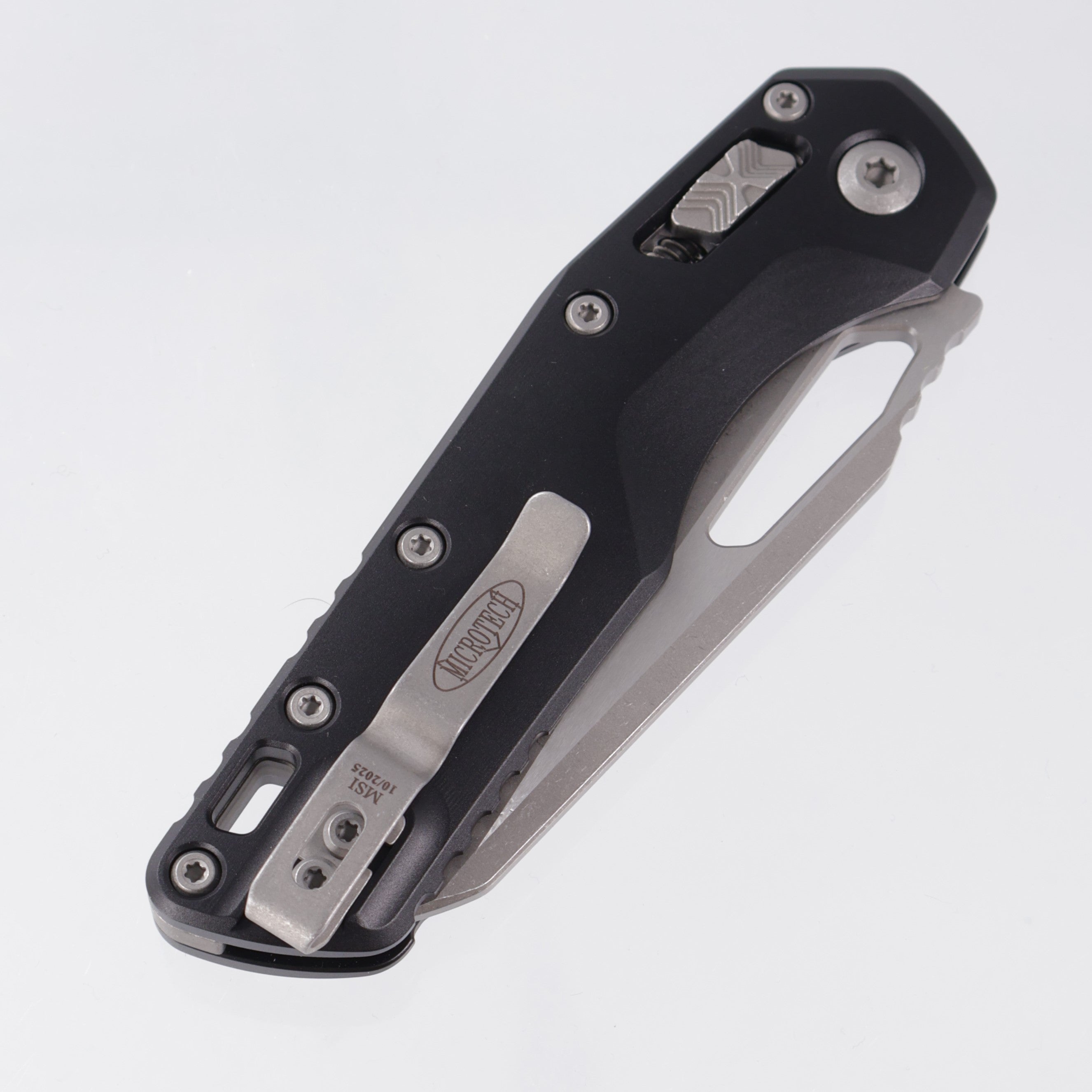Microtech MSI - Black Smooth Aluminum - Apocalyptic M390MK - 210-10 AP