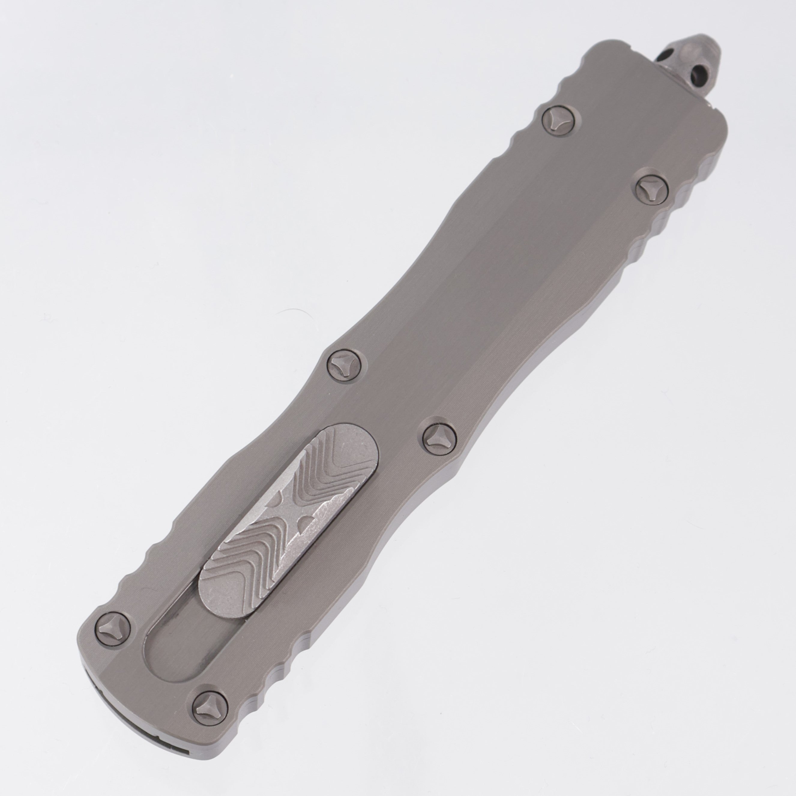 Microtech Dirac Delta - Natural Clear Aluminum - Apocalyptic M390MK - 227-10 APNC