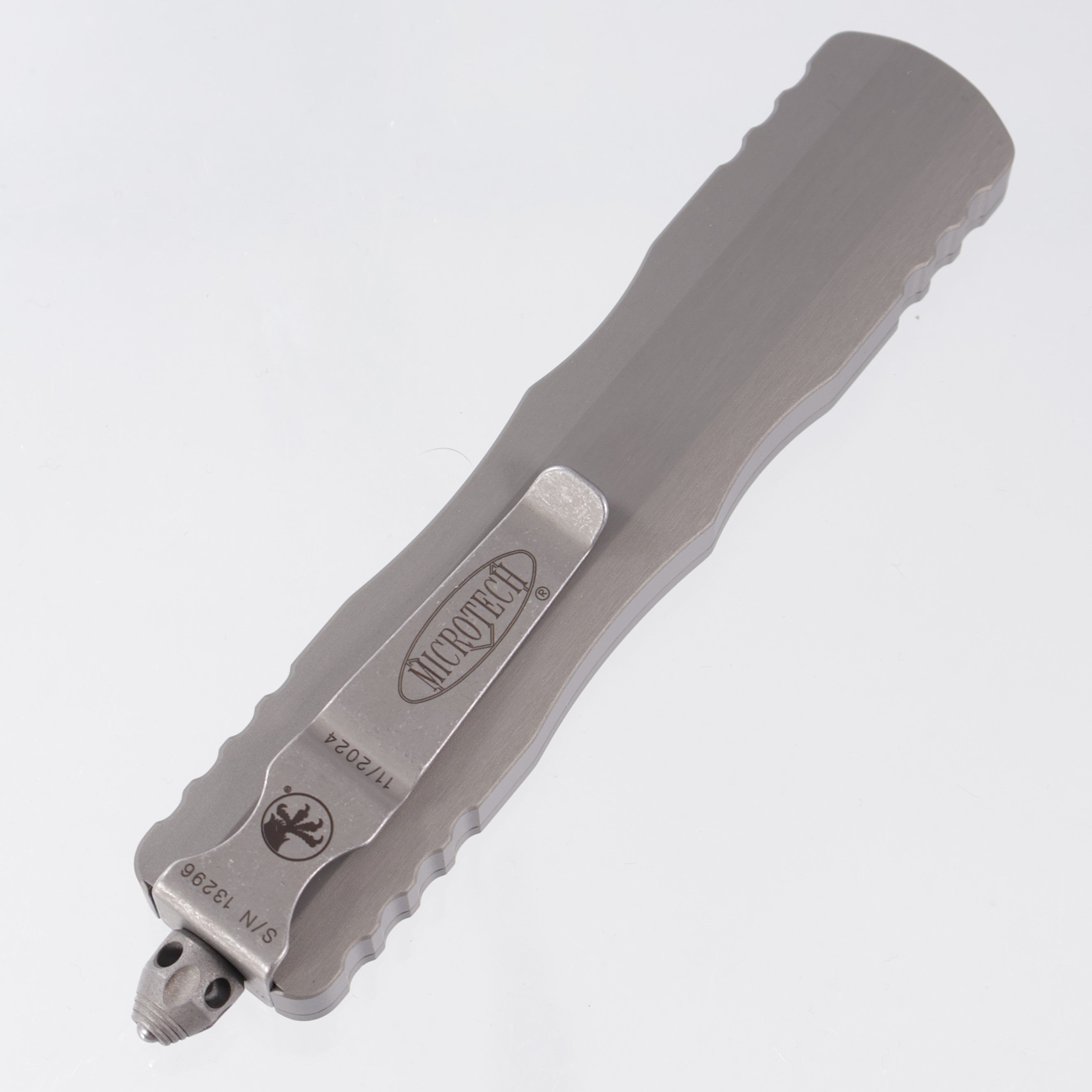 Microtech Dirac Delta - Natural Clear Aluminum - Apocalyptic M390MK - 227-10 APNC