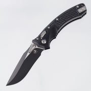 Microtech Amphibian Mini - Black Frag Aluminum - Black Standard M390MK - 137MRL-1 FR