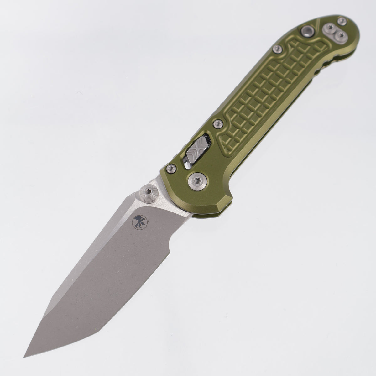 Microtech LUDT Ram-Lok Tanto - OD Green Frag Aluminum - Apocalyptic M390MK - 1136RL-10 APFROD