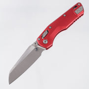 Microtech MSI Mini - Red Fluted Aluminum - Apocalyptic M390MK - 210M-10 APFLRD