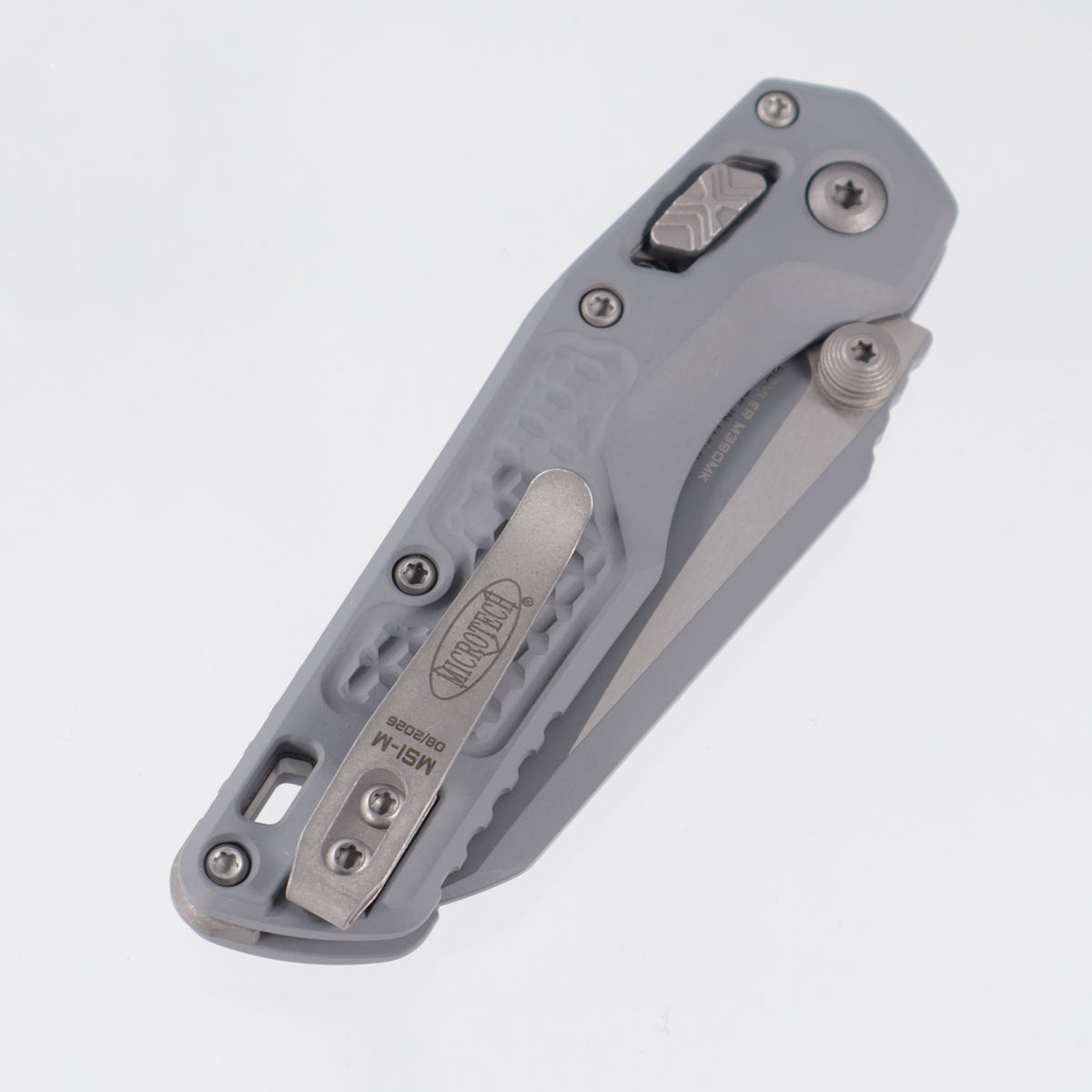Microtech MSI Mini - Storm Cerakote Frag Aluminum - Cerakote Standard M390MK - 210M-1 FRCSM-Z13