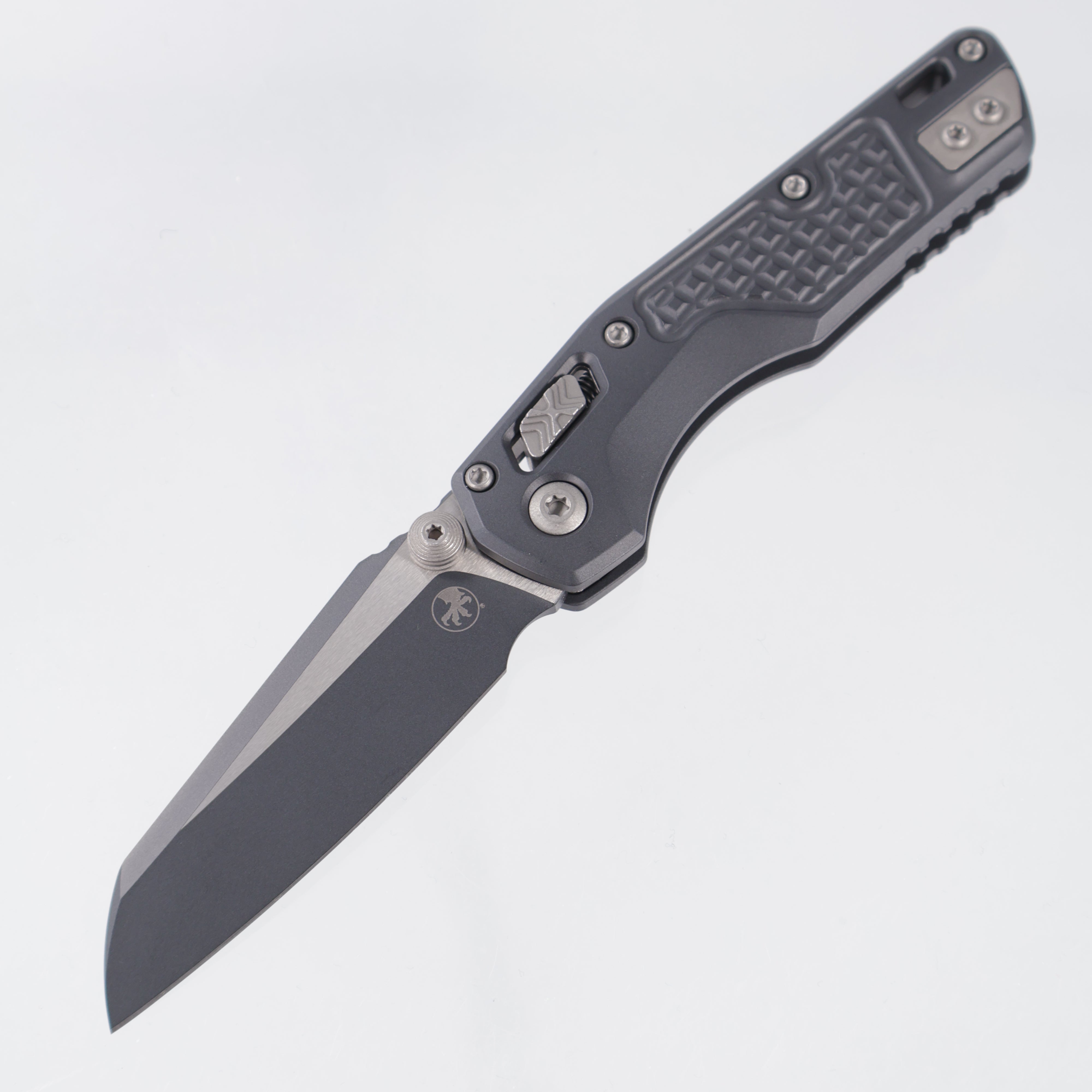 Microtech MSI Mini - Sniper Gray Aluminum - Sniper Gray Cerakote M390MK - 210M-1 FRCSG-213