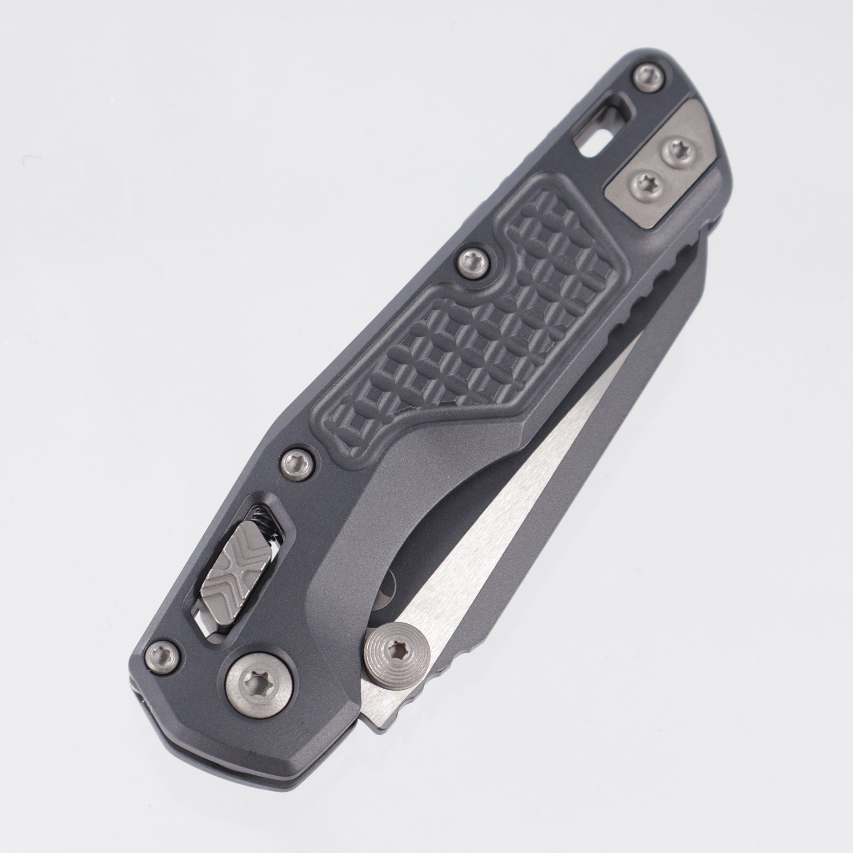 Microtech MSI Mini - Sniper Gray Aluminum - Sniper Gray Cerakote M390MK - 210M-1 FRCSG-213