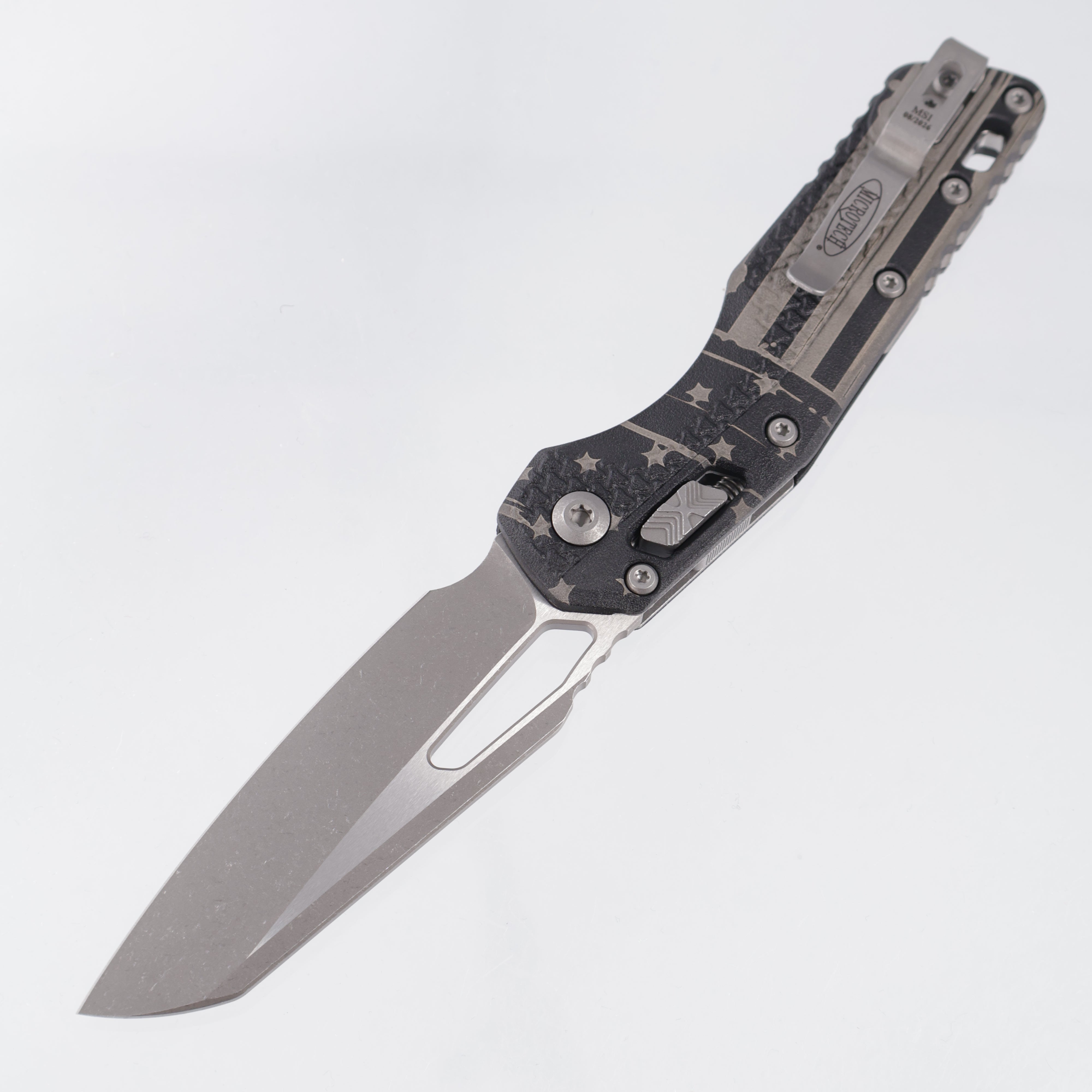 Microtech MSI - Black Flag Polymer - Apocalyptic M390MK - 210T-10 APPMFLAG