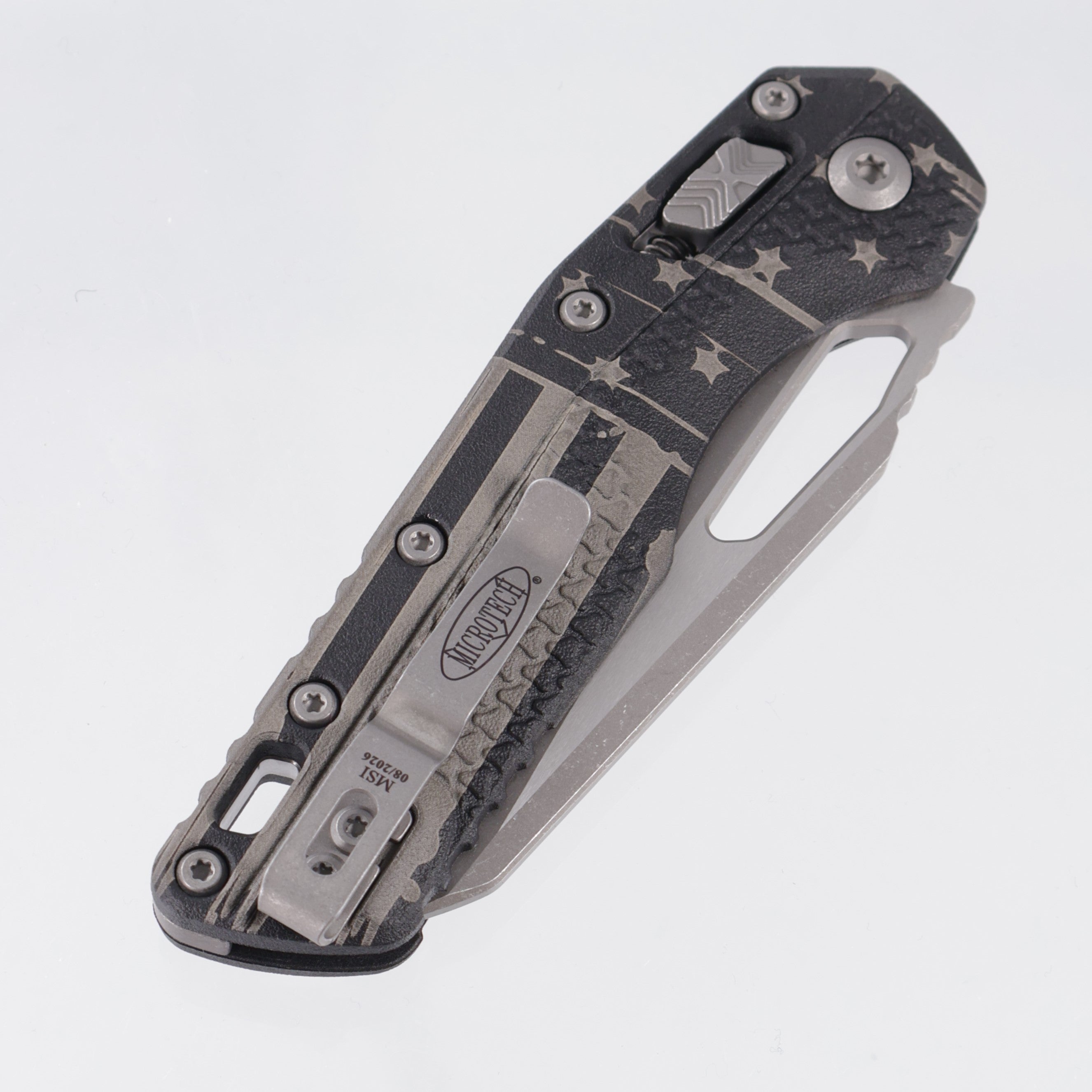 Microtech MSI - Black Flag Polymer - Apocalyptic M390MK - 210T-10 APPMFLAG
