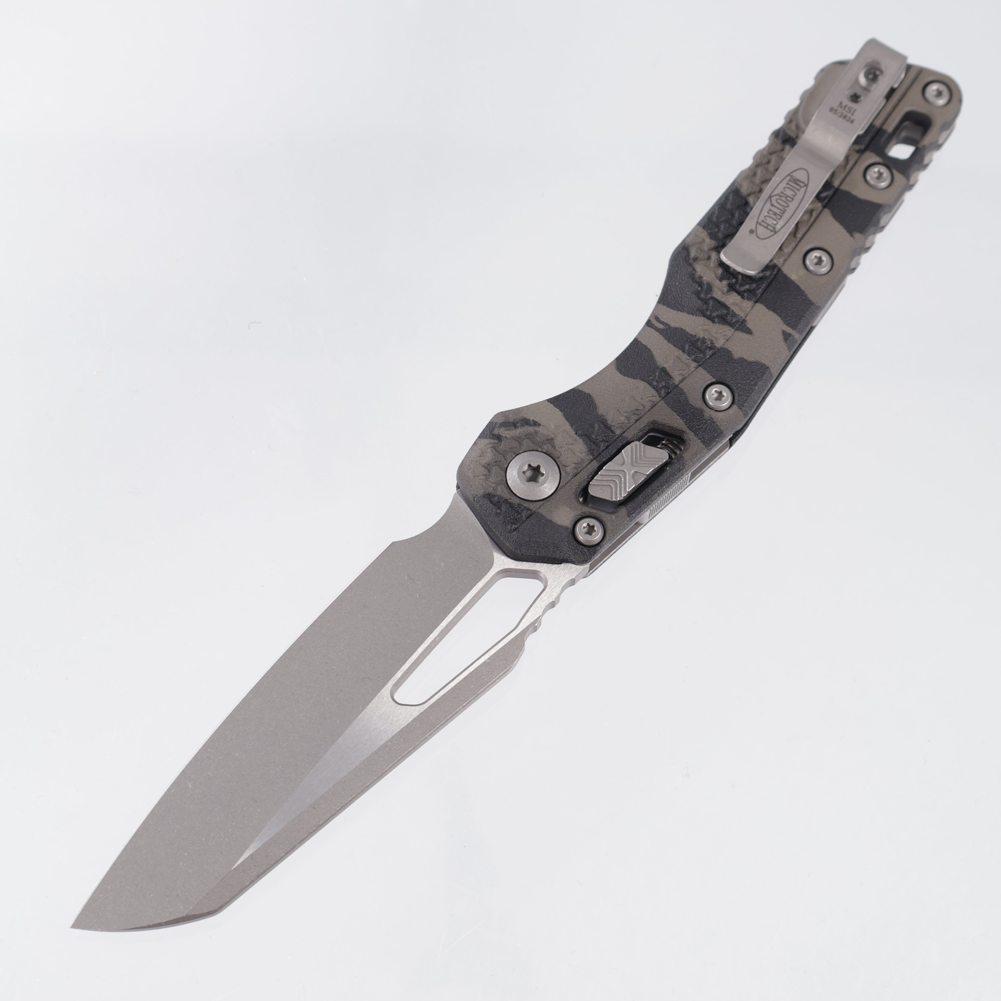 Microtech MSI - Tiger Camo Polymer - Apocalyptic M390MK - 210T-10 APPMTRC