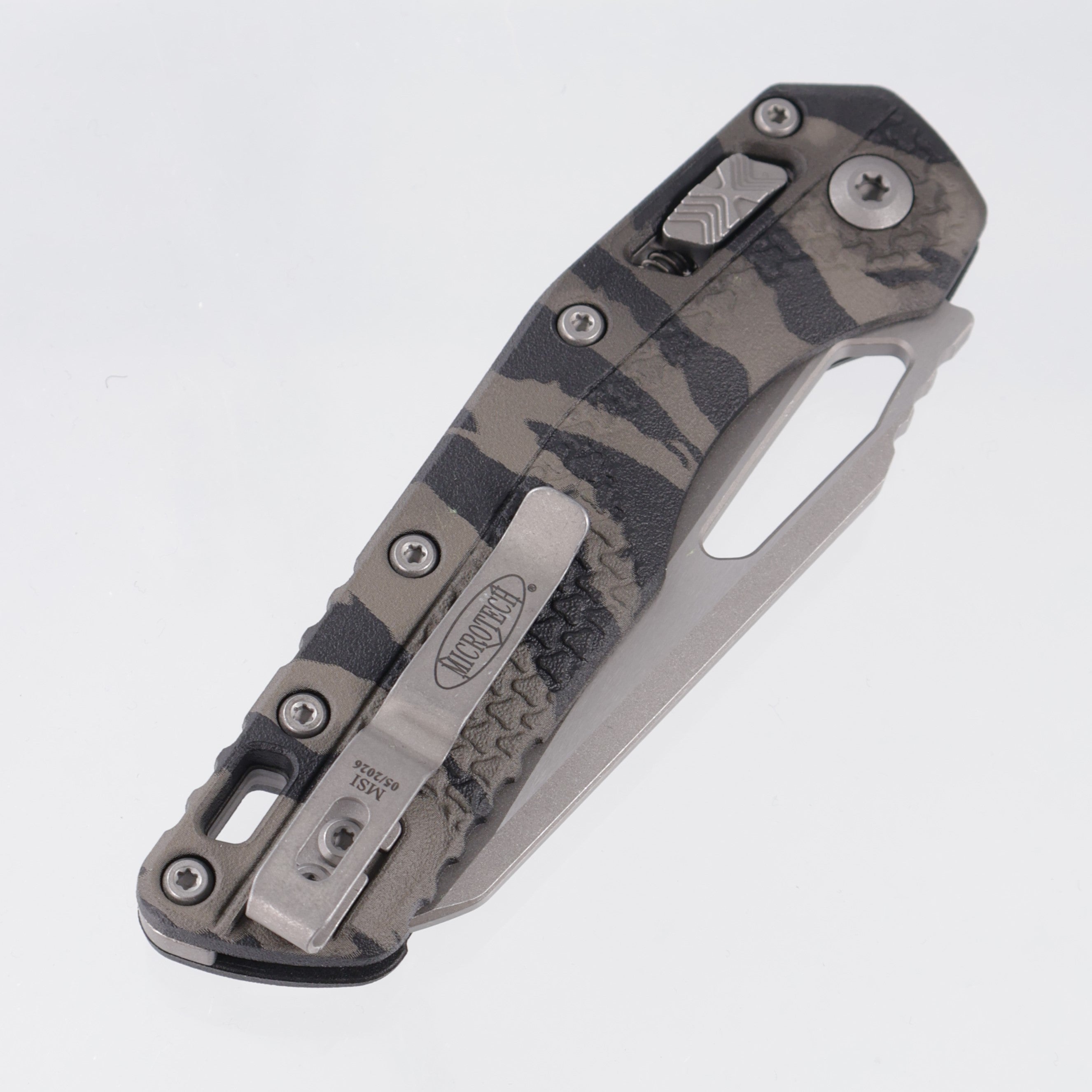 Microtech MSI - Tiger Camo Polymer - Apocalyptic M390MK - 210T-10 APPMTRC