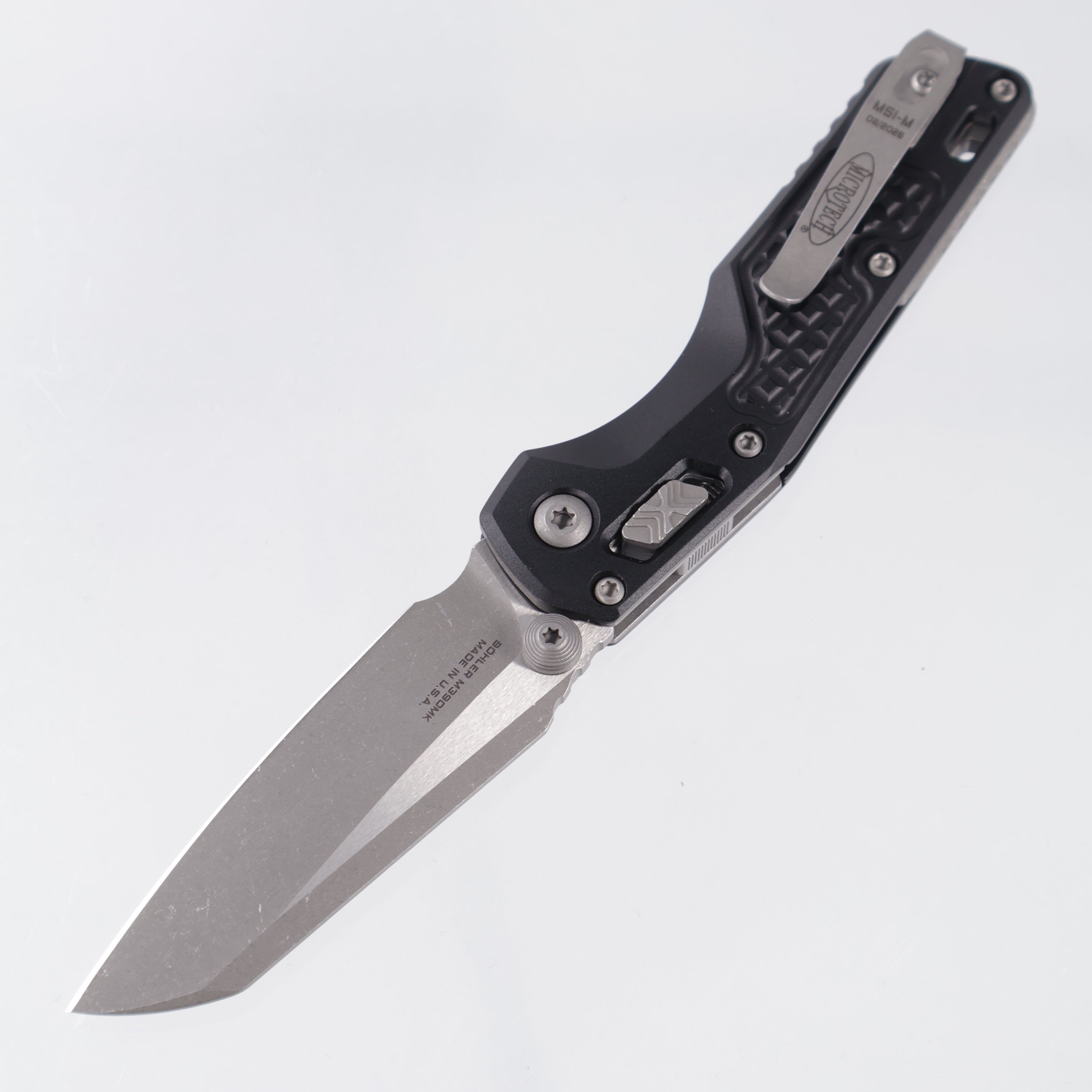 Microtech MSI Mini - Black Frag Aluminum - Apocalyptic M390MK - 210M-10 APFR