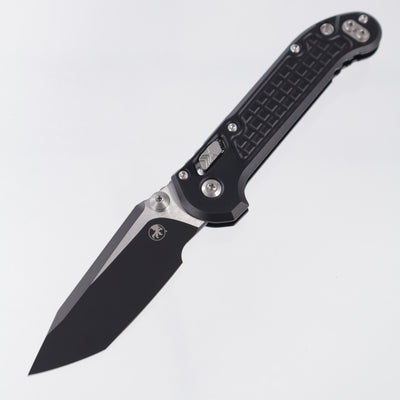 Microtech LUDT Ram-Lok Tanto - Black Frag Aluminum - Black Standard M390MK - 1136RL-1 FR