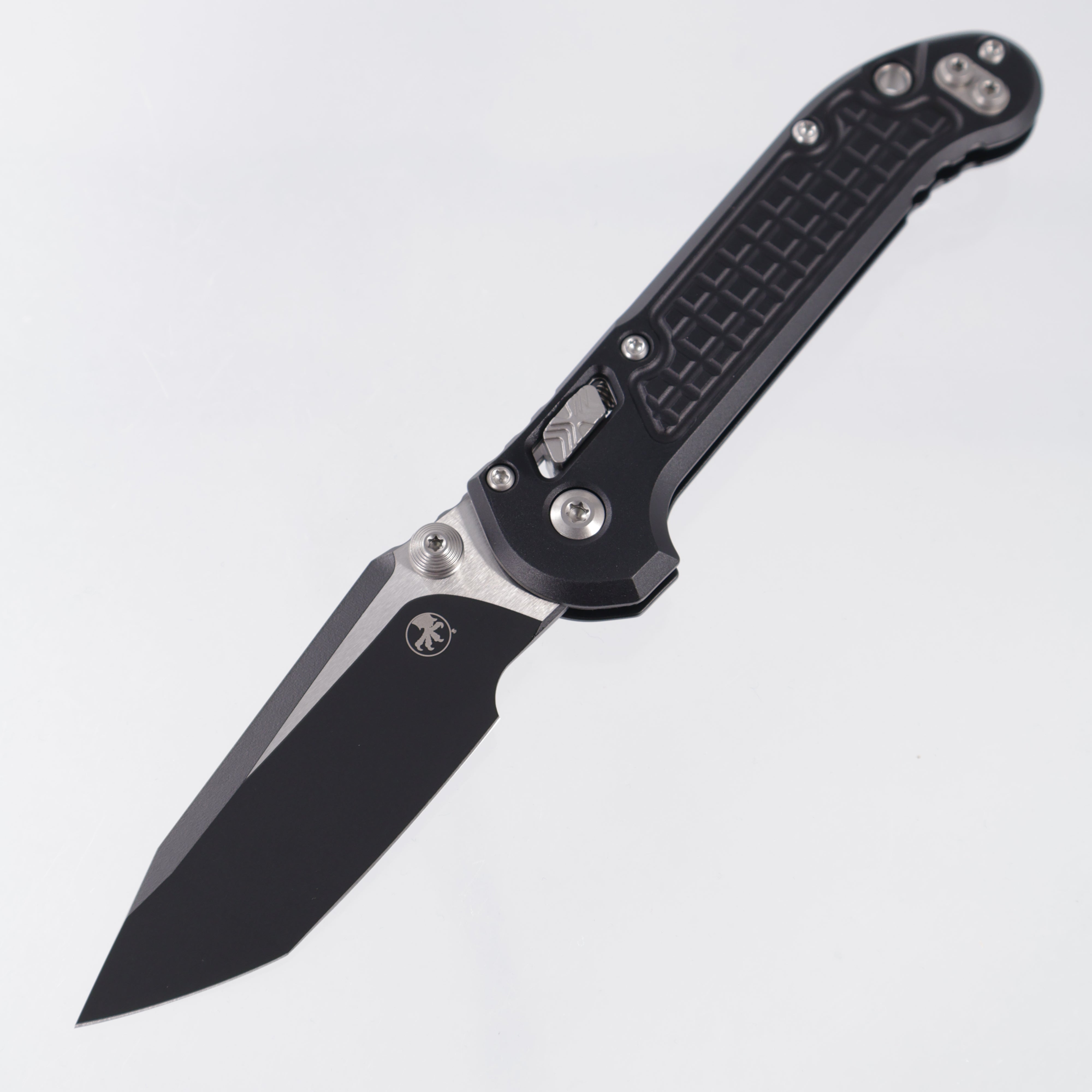 Microtech LUDT Ram-Lok Tanto - Black Frag Aluminum - Black Standard M390MK - 1136RL-1 FR