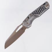 Microtech MSI Signature Series - Brushed Metal Claw Aluminum - Bronze Apocalyptic M390MK - 210-13 APBMCWS