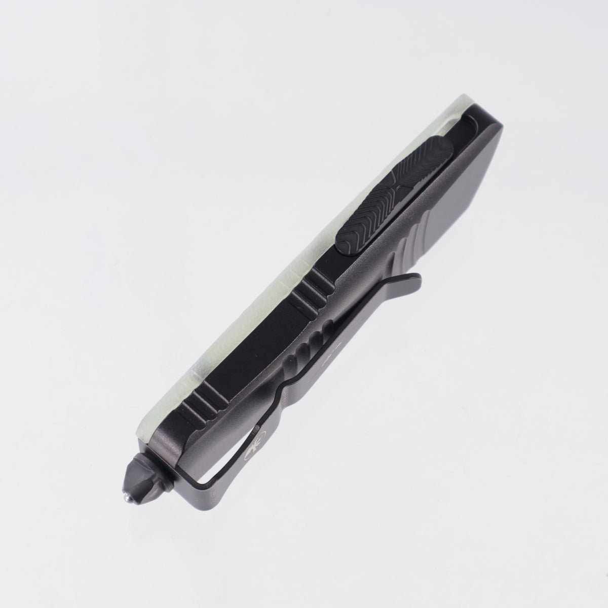 Microtech Troodon Mini Double Edge - TwoTone M390 - Jade G10 & Black Aluminum - 238-1 GTJGS