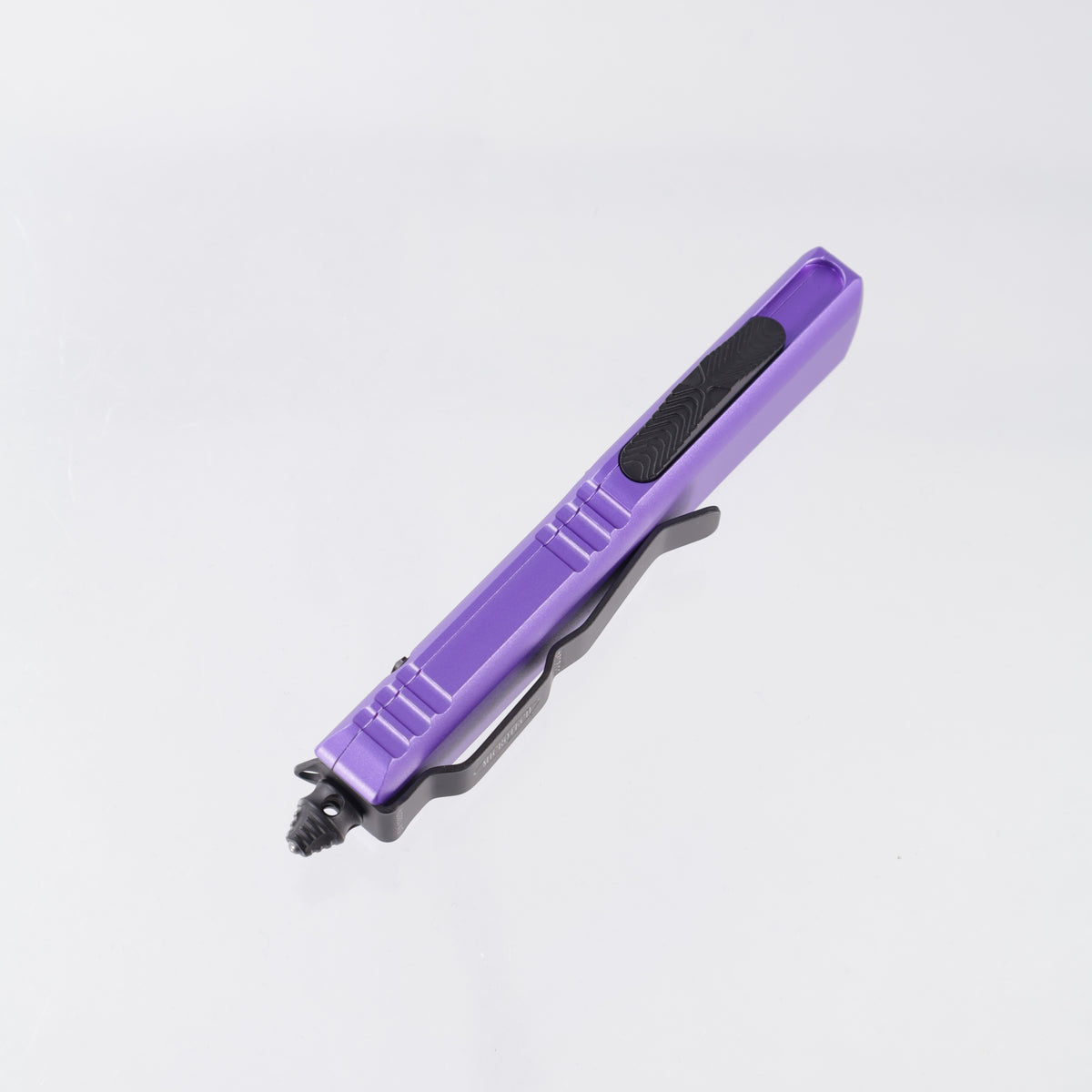 Microtech UTX-85 Single Edge - TwoTone M390 - Purple Aluminum - 231-1 PU
