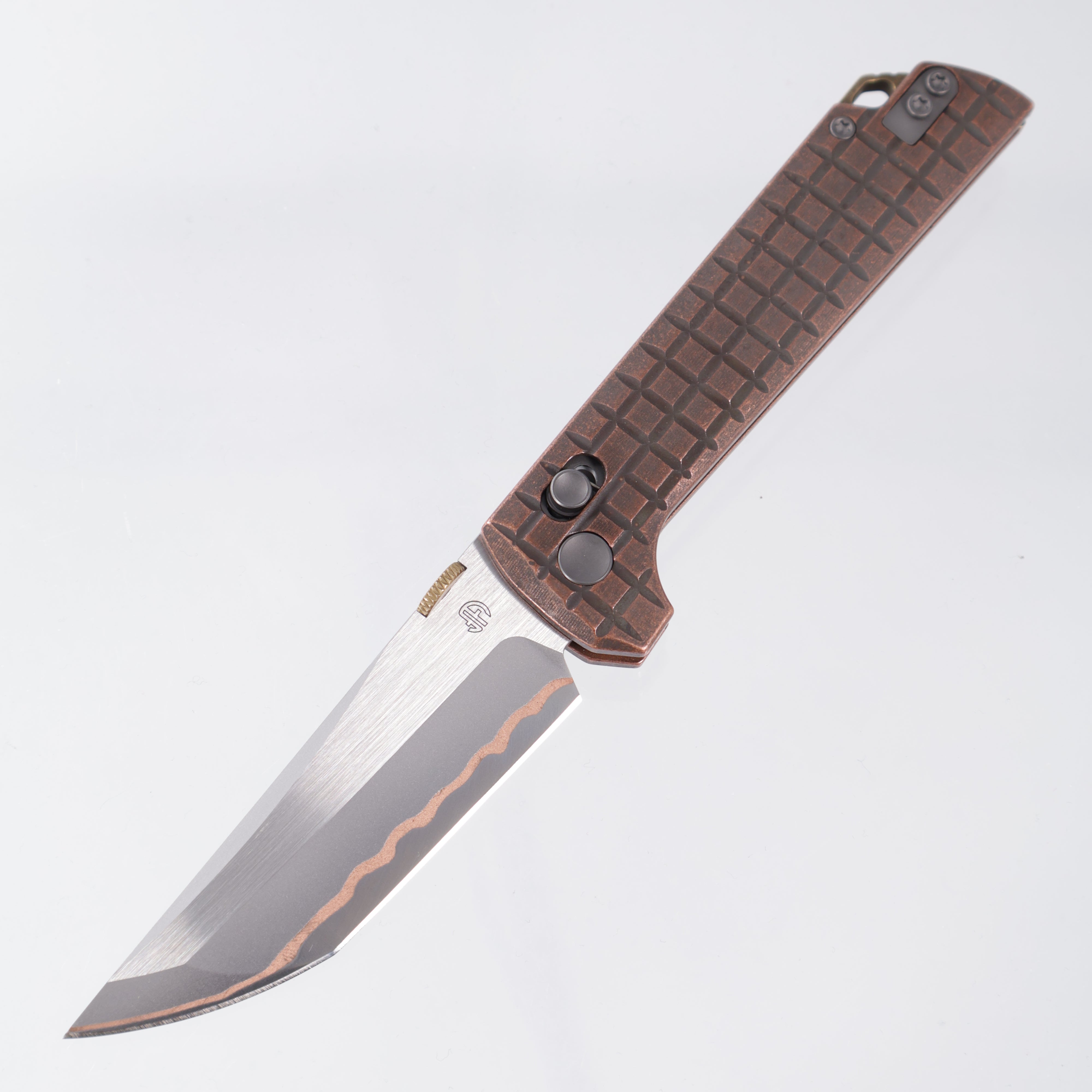 North Mountain Blade Chop 2 - CopperMai Five Layer Copper Steel - Copper Grid Handles - 2418-CU-G-5