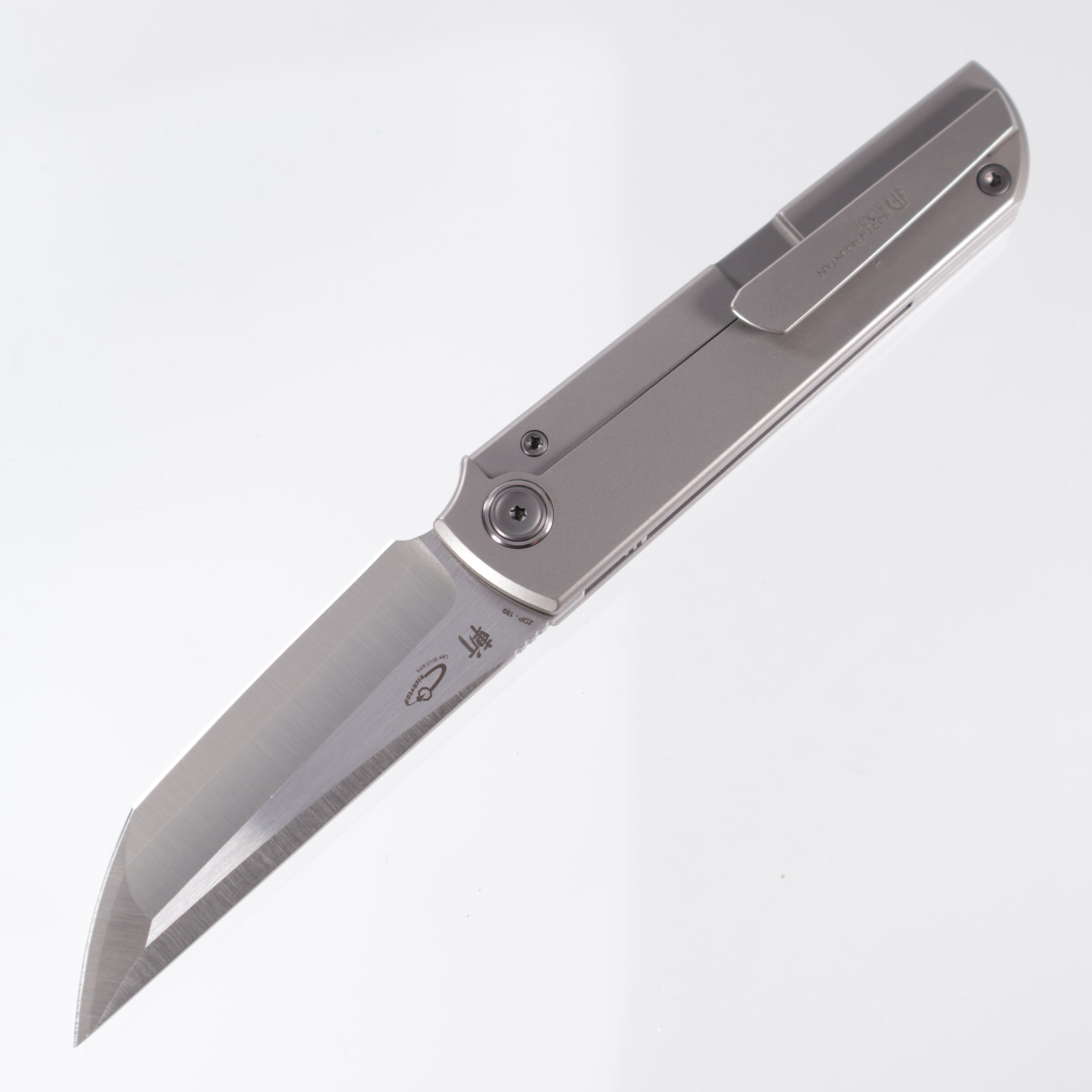 North Mountain Blade KickStop Chop - ZDP189 Steel - Frag Titanium - NMB 2411KT