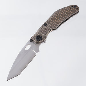 North Mountain Blade BBNM Dwyer Tanto - Champagne Grid Titanium - SLD-Magic - 2522-BZ-G