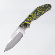 North Mountain Blade BBNM Dwyer Bowie - Yellow & Green Ceramic Carbon Fiber - SLD-Magic - 2521-YLCF