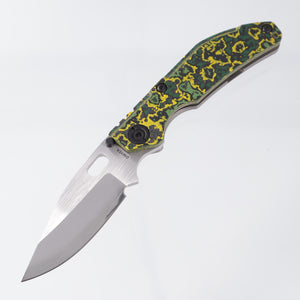 North Mountain Blade BBNM Dwyer Bowie - Yellow & Green Ceramic Carbon Fiber - SLD-Magic - 2521-YLCF