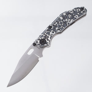 North Mountain Blade BBNM Dwyer Bowie - Blue & White Ceramic Carbon Fiber - SLD-Magic - 2521-WHCF