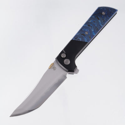 North Mountain Blade Chop 2 - Black Aluminum w/ Zirmascus Overlays - SLD-Magic - 2407-ZRDM