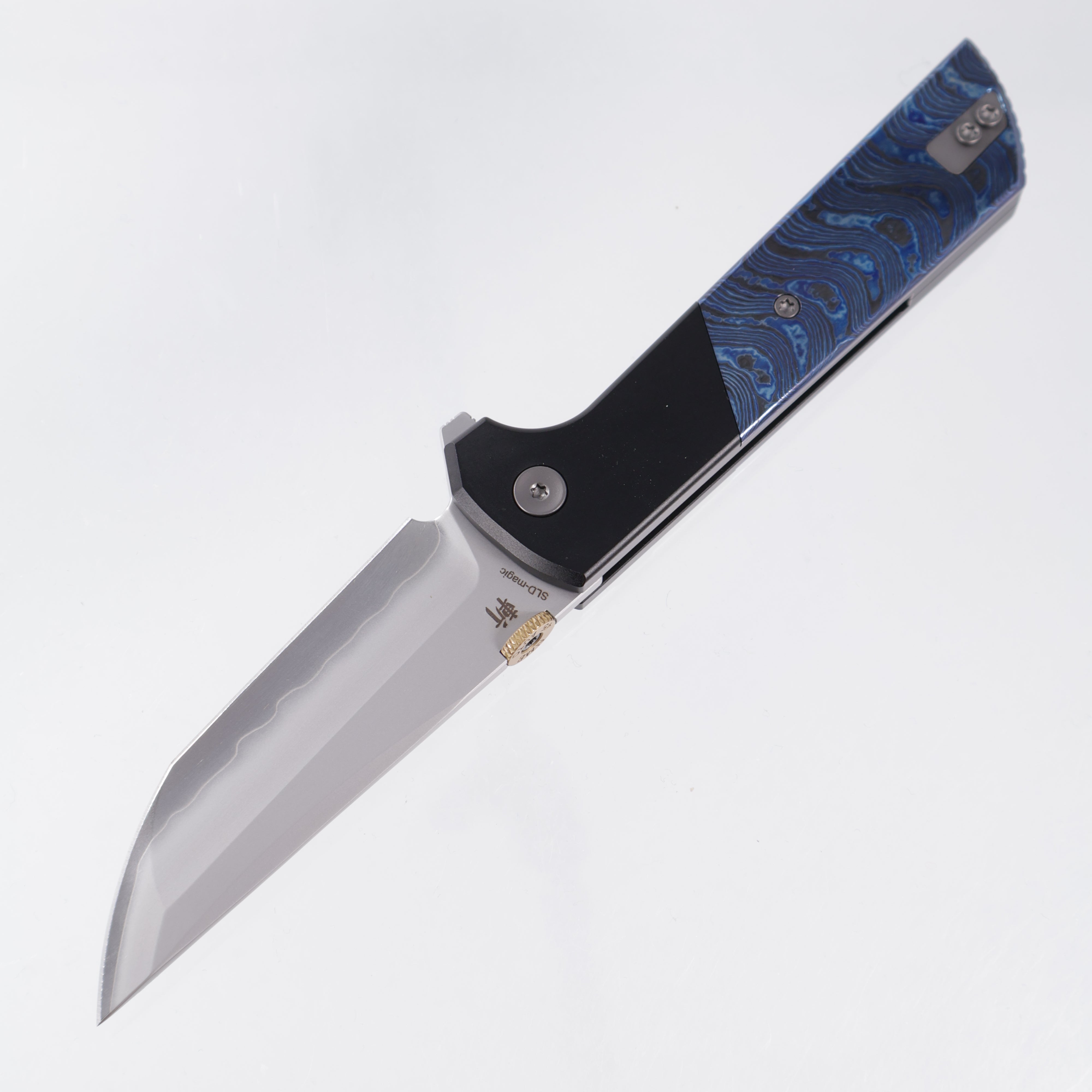 North Mountain Blade Chop 2 - Black Aluminum w/ Zirmascus Overlays - SLD-Magic - 2407-ZRDM